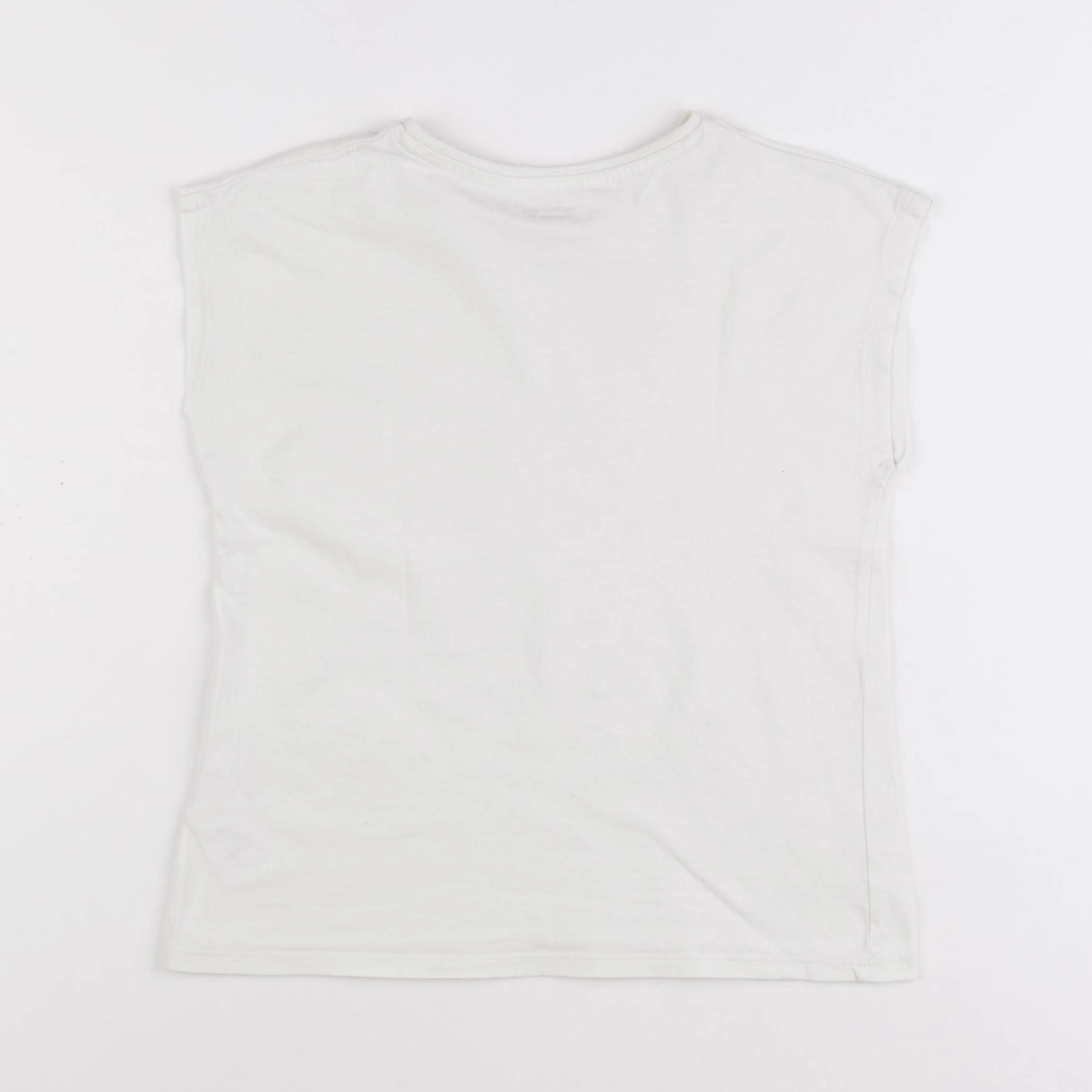 Vertbaudet - tee-shirt blanc - 8 ans