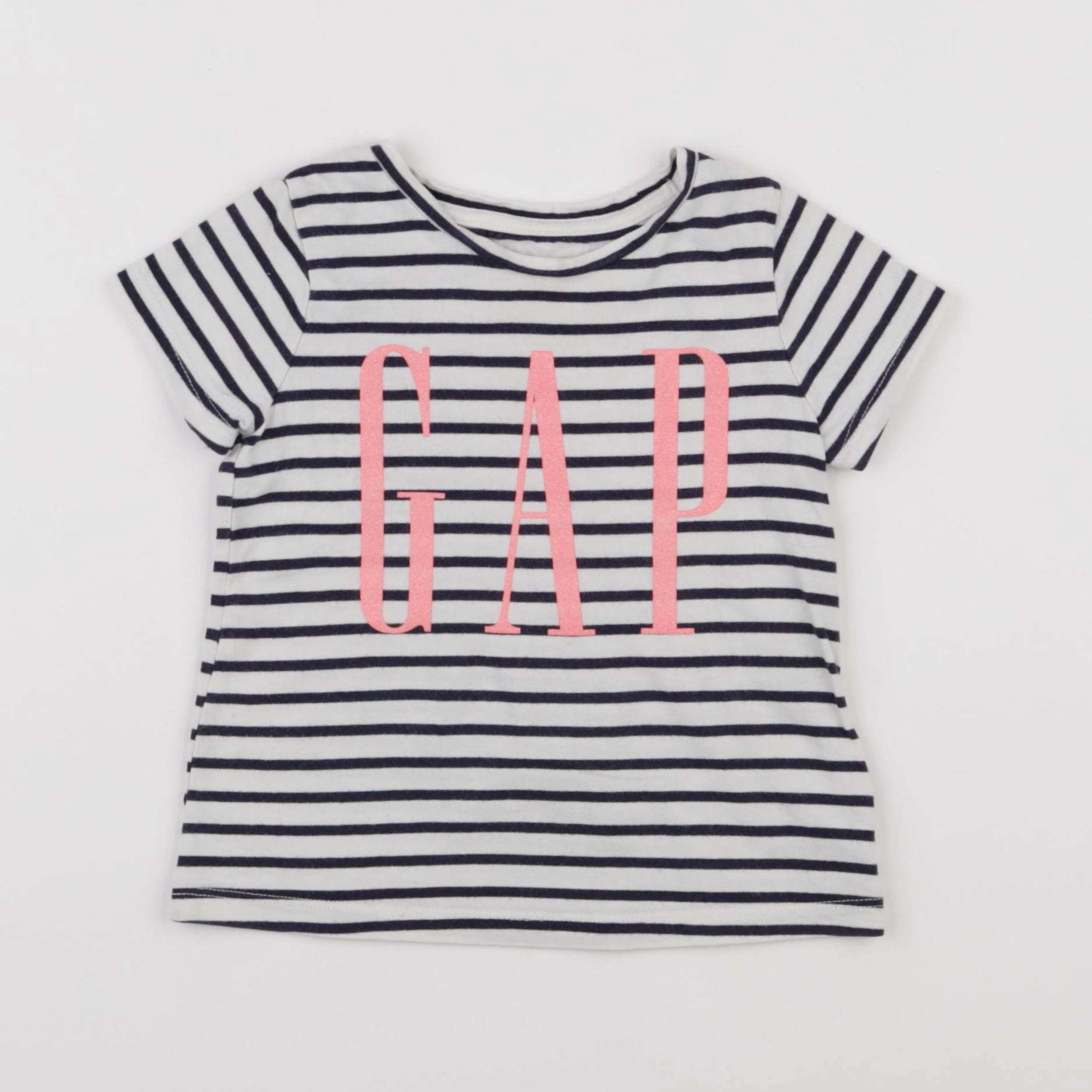 GAP - tee-shirt blanc, bleu - 2 ans