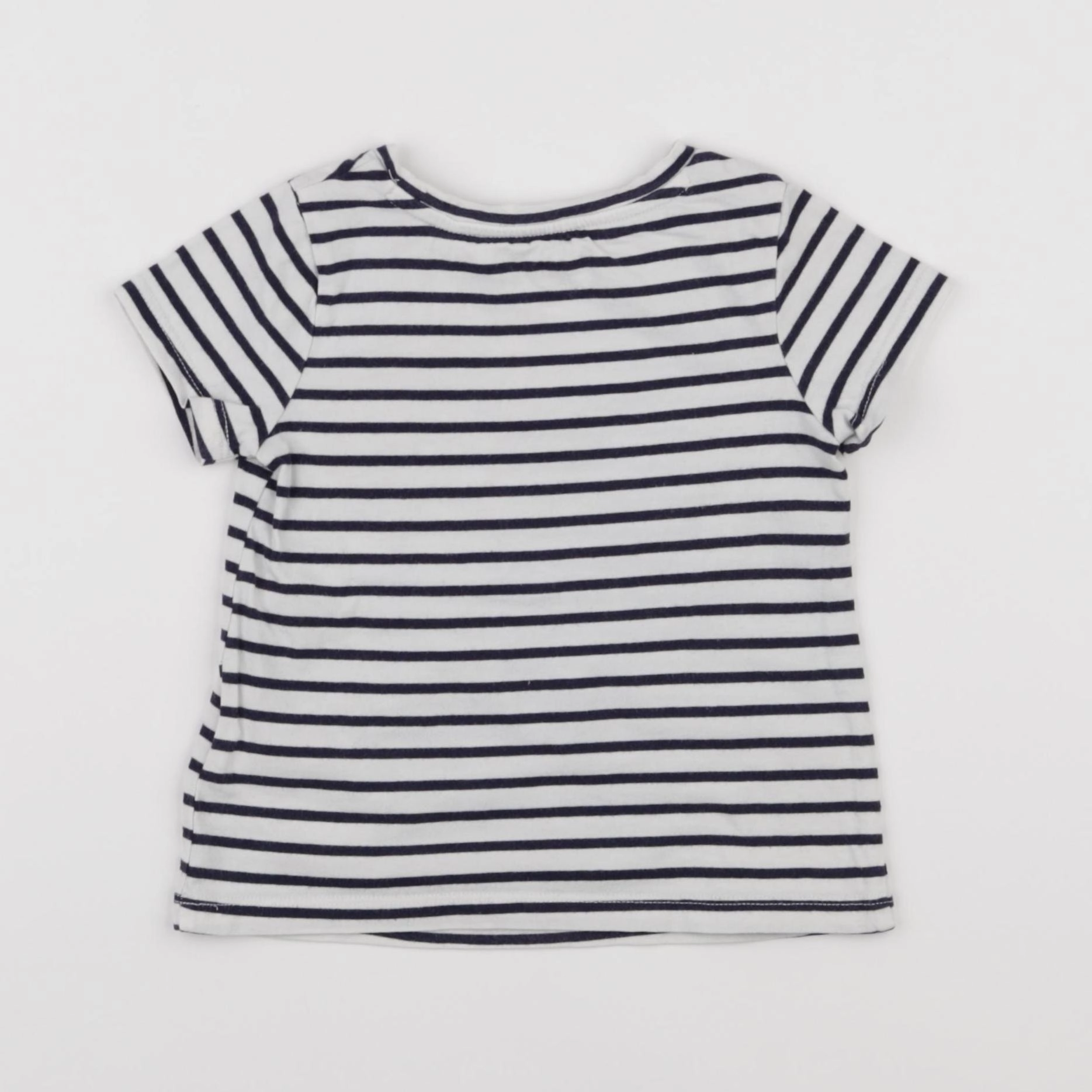 GAP - tee-shirt blanc, bleu - 2 ans