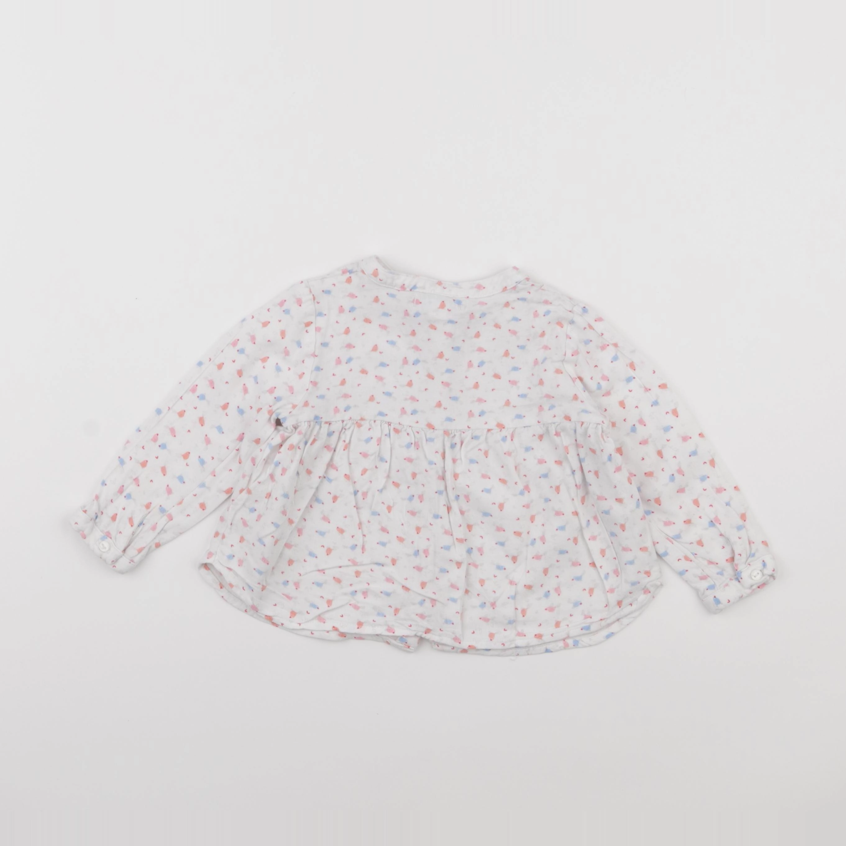 Vertbaudet - blouse blanc - 18 mois