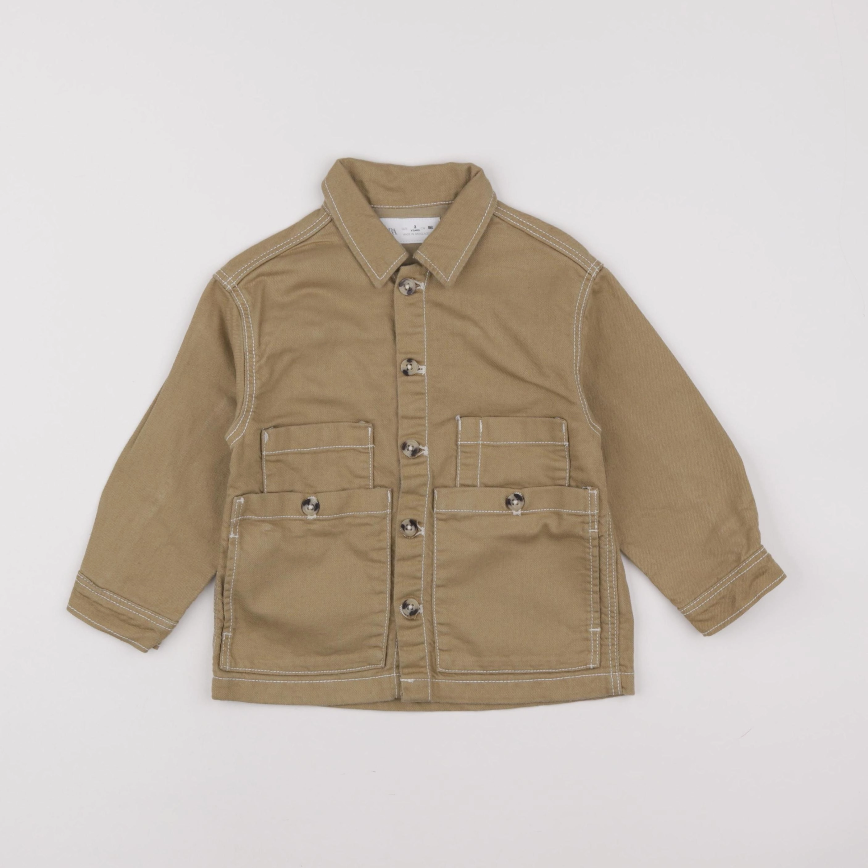 Zara - veste marron - 3 ans