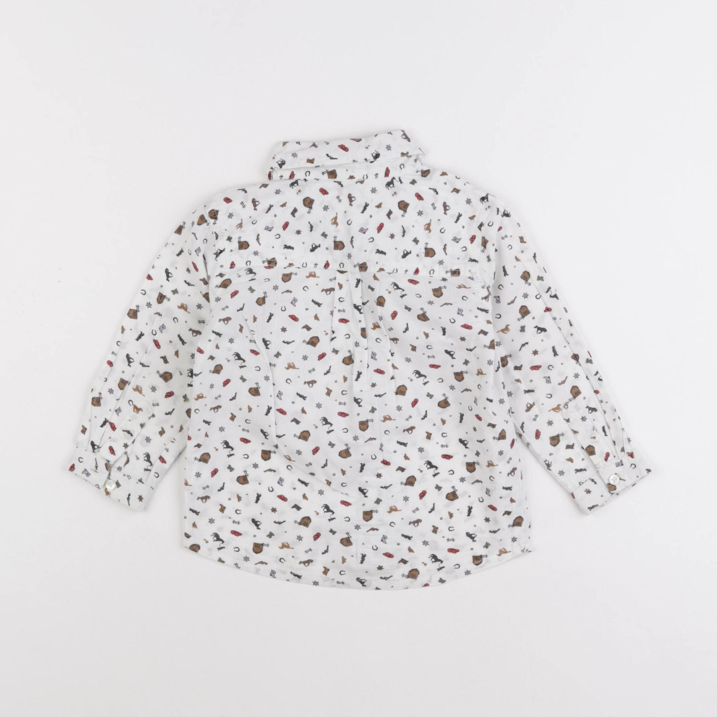 Boutchou - chemise beige - 24 mois