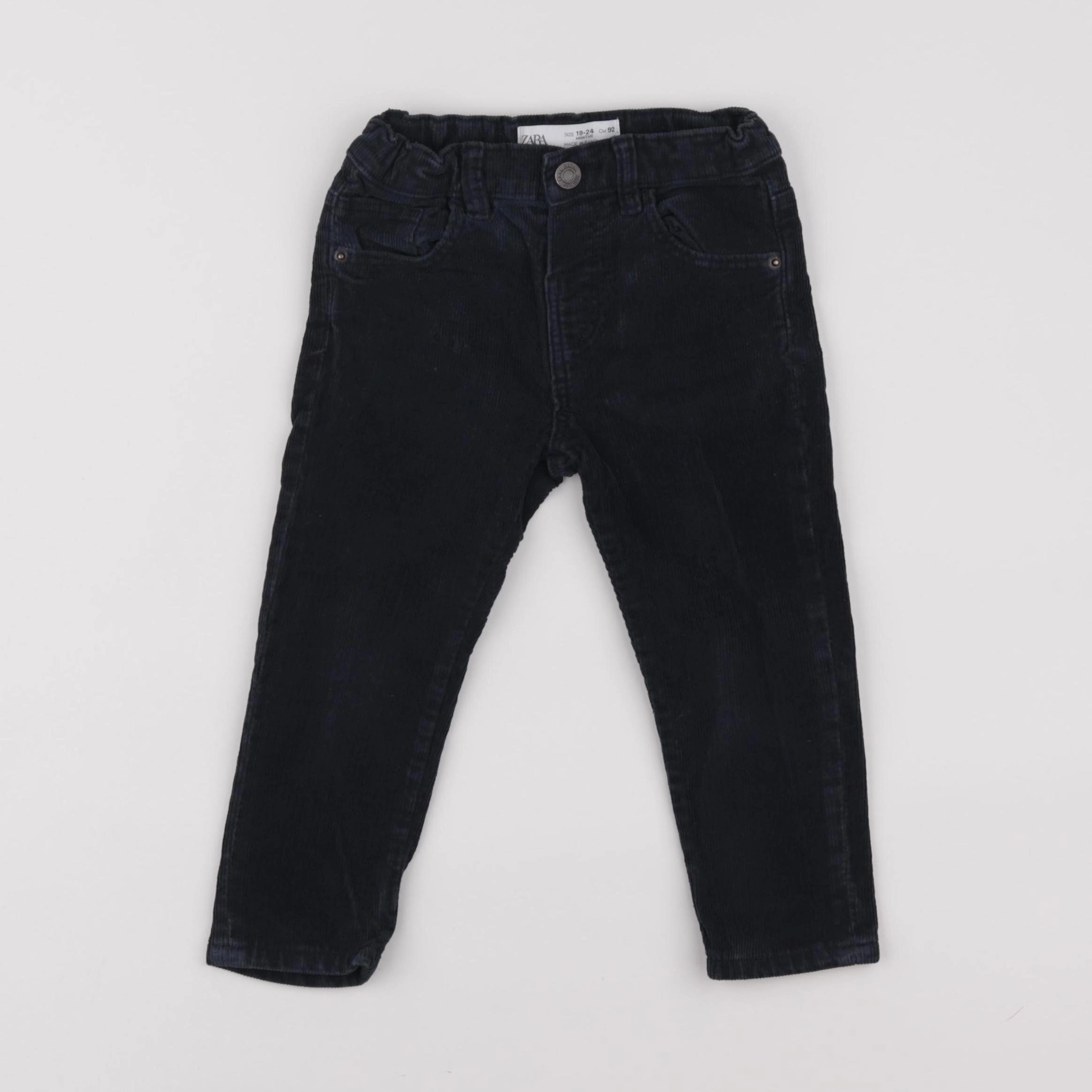 Zara - pantalon bleu - 18/24 mois