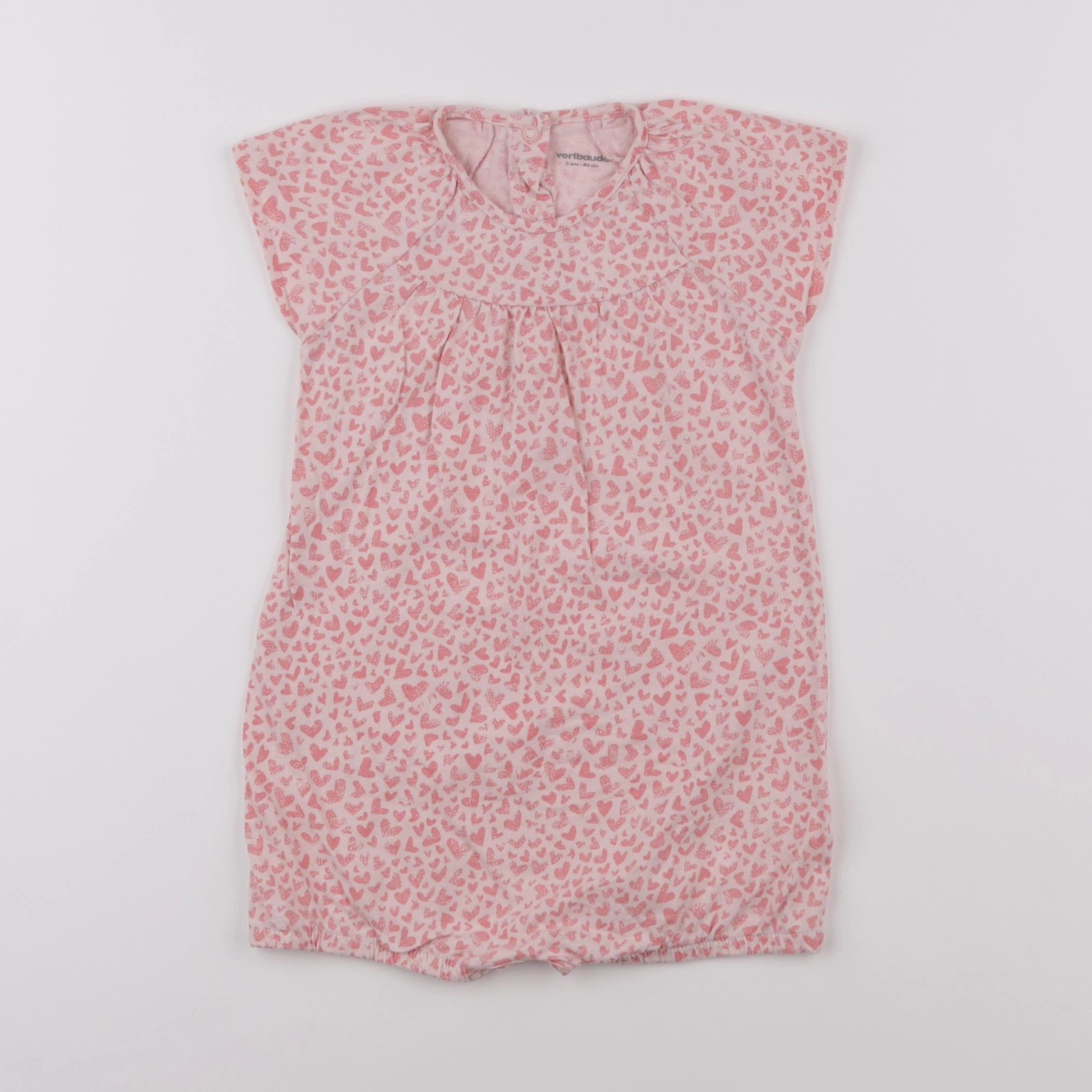 Vertbaudet - robe rose - 2 ans