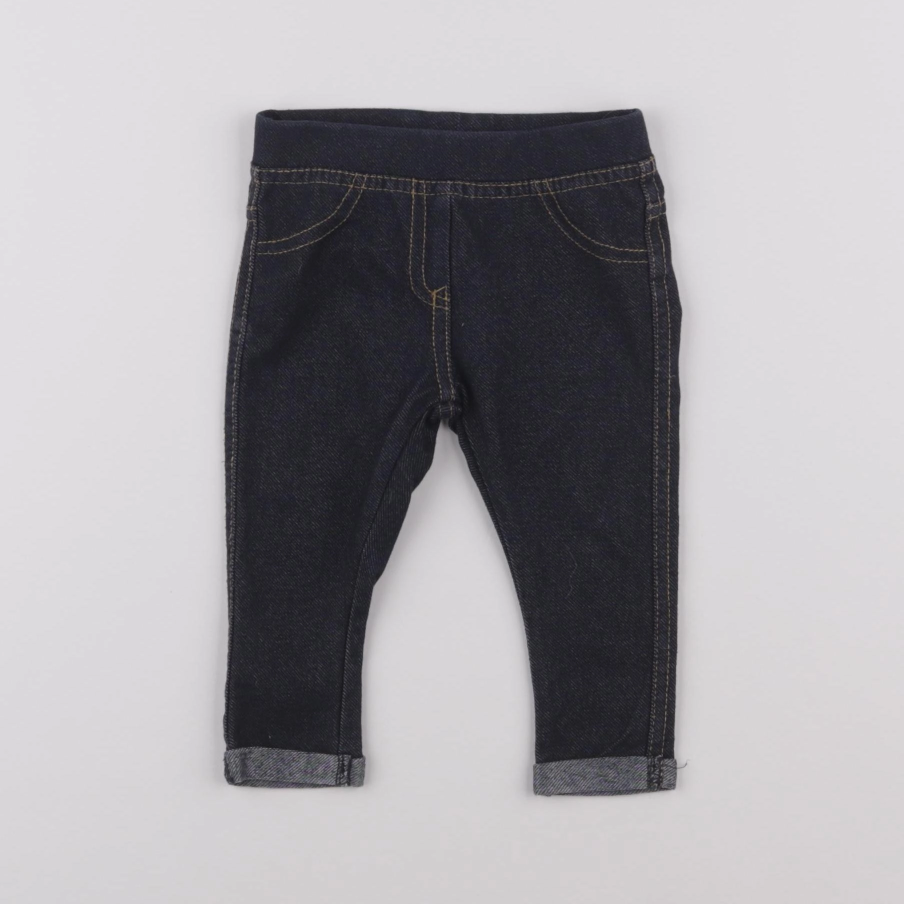 Zara - jegging bleu - 6/9 mois
