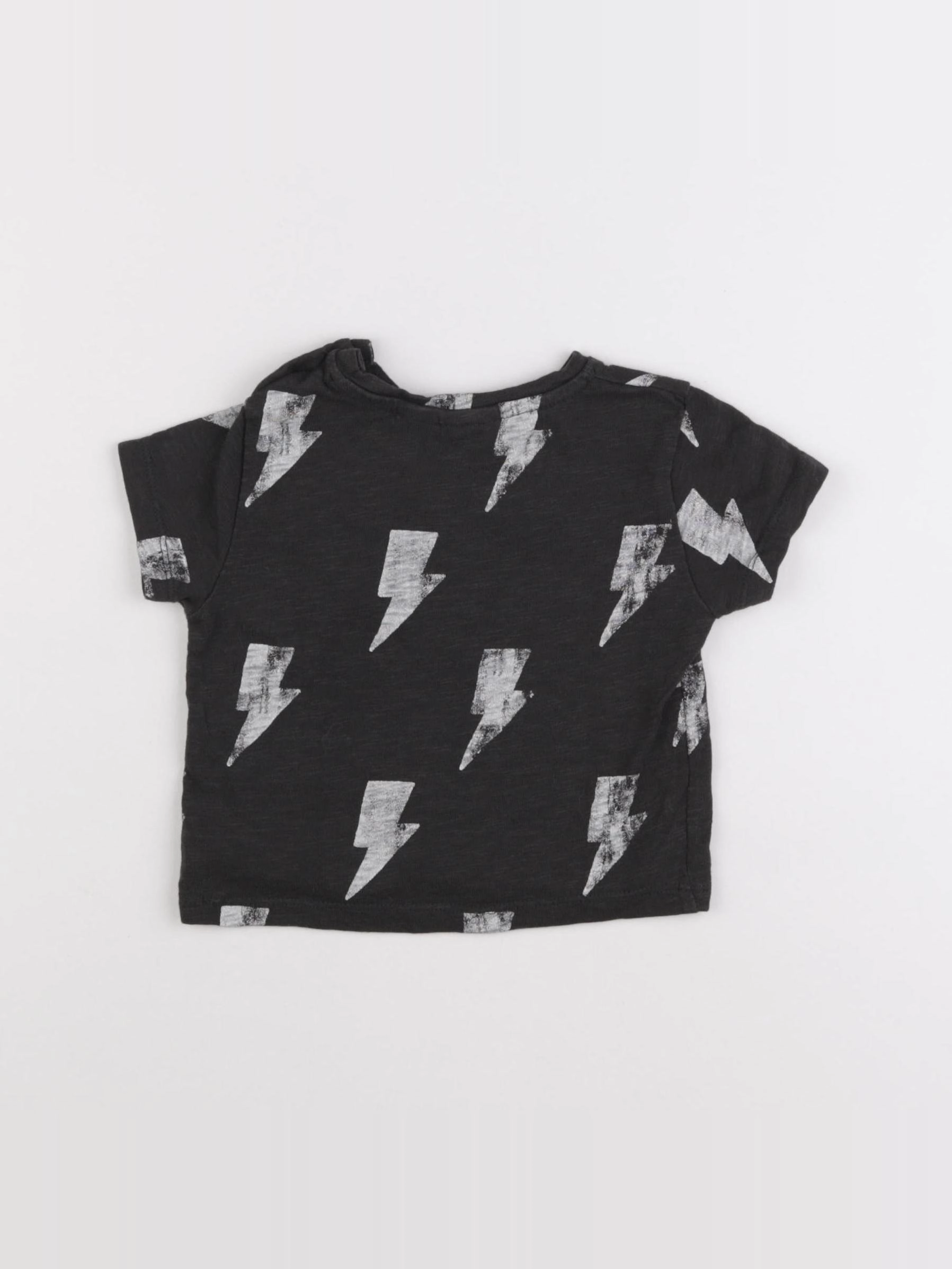 Zara - tee-shirt gris - 3/6 mois