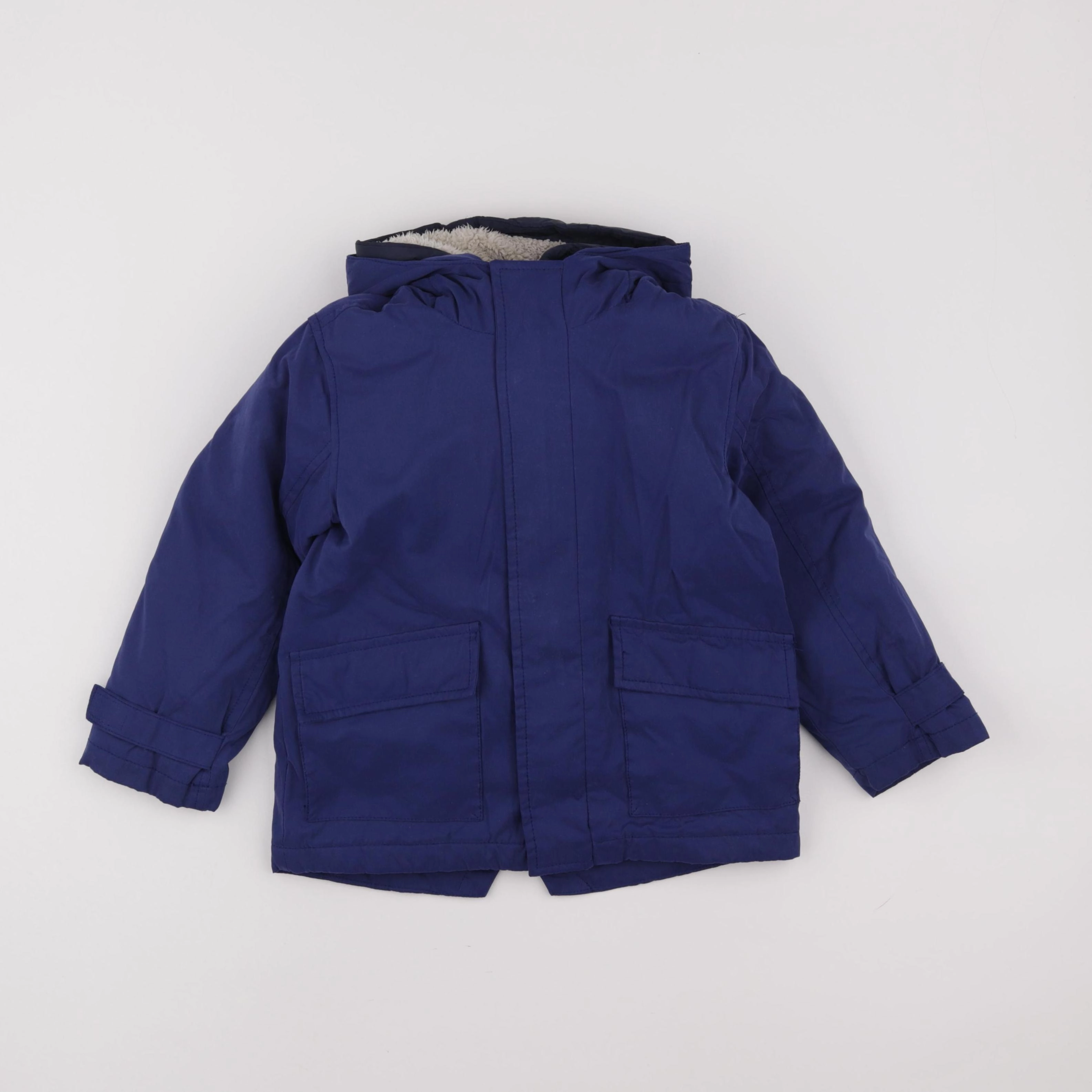 Vertbaudet - parka bleu - 4 ans