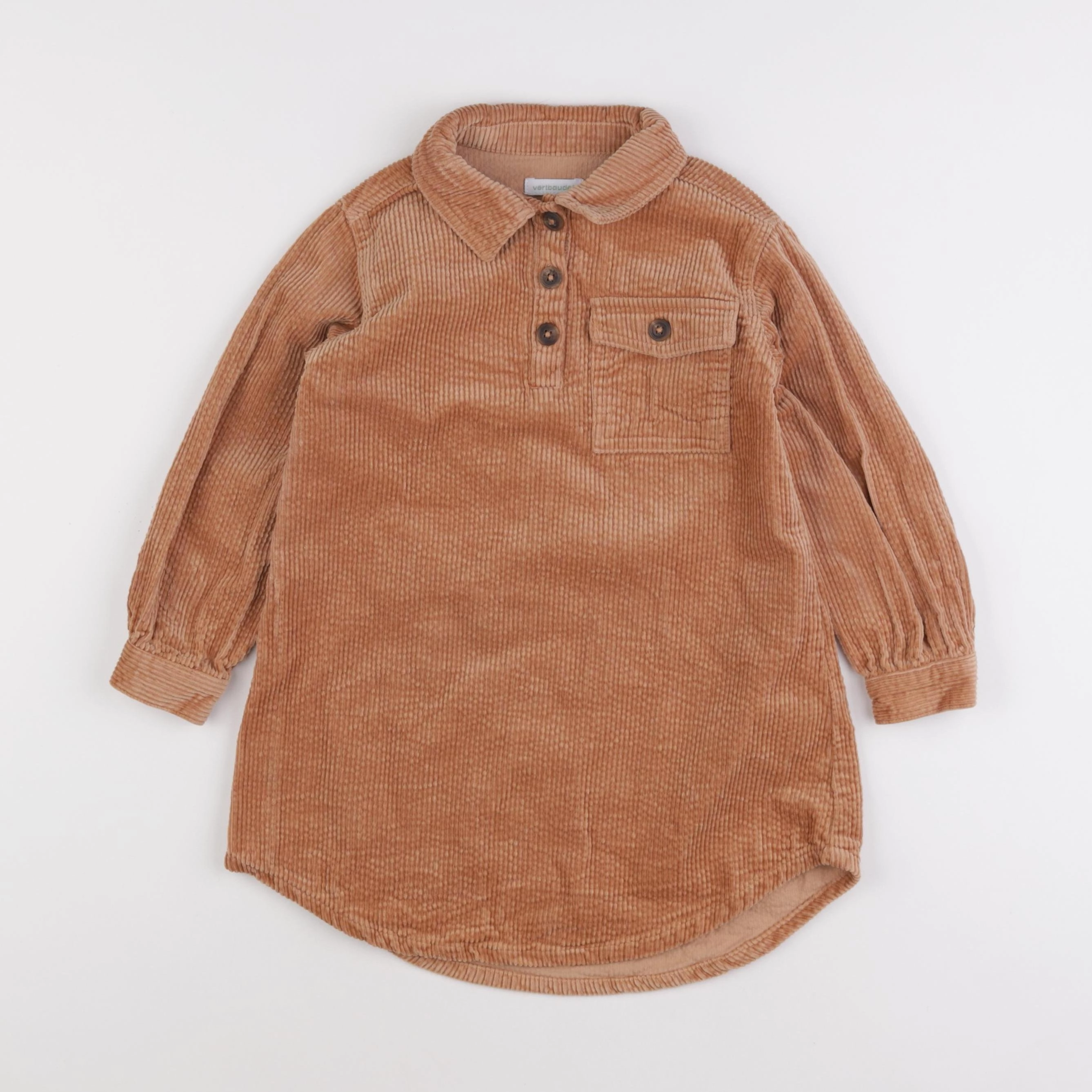 Vertbaudet - robe marron - 5 ans
