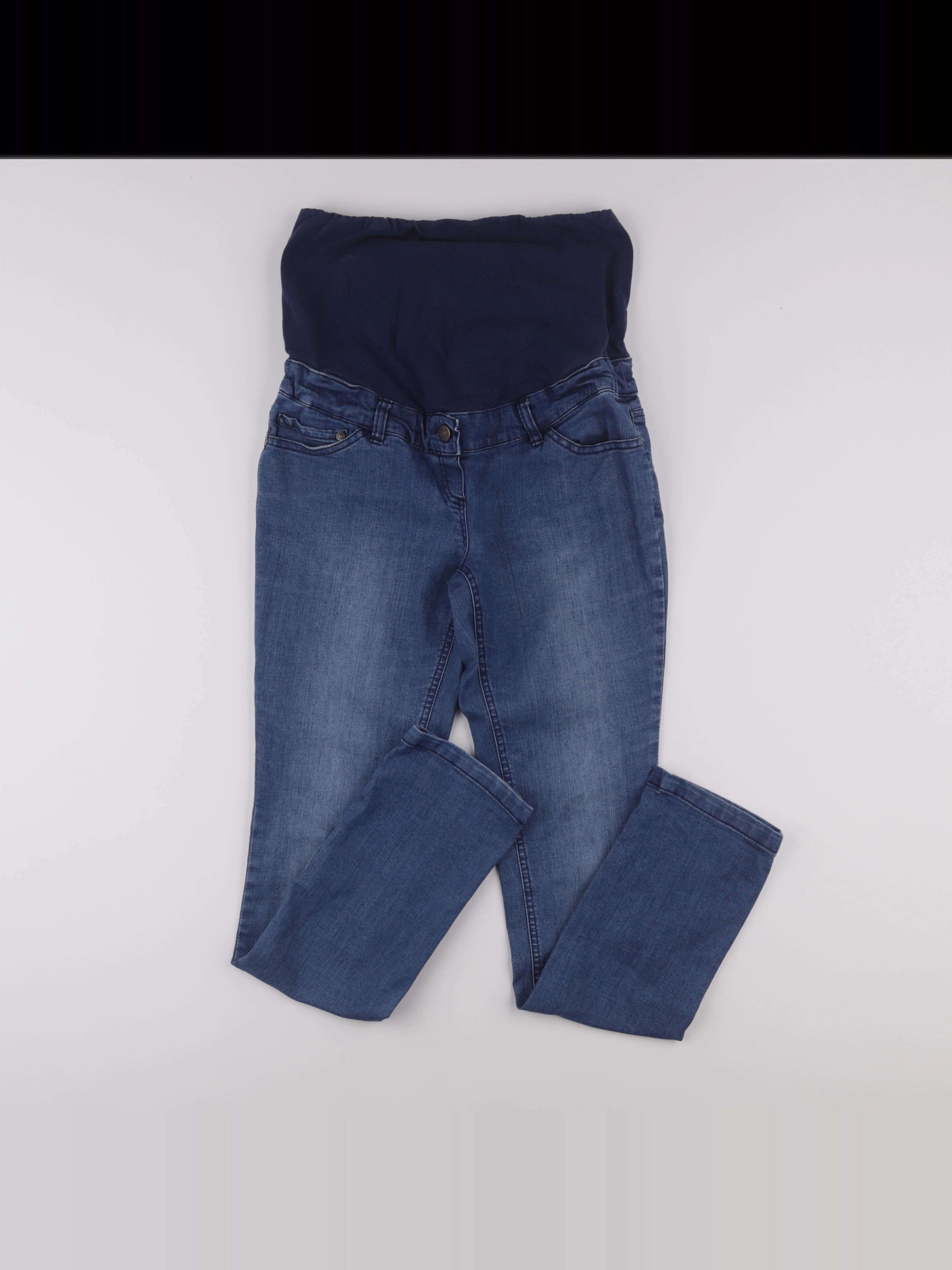 Vertbaudet - jean grossesse bleu - 38