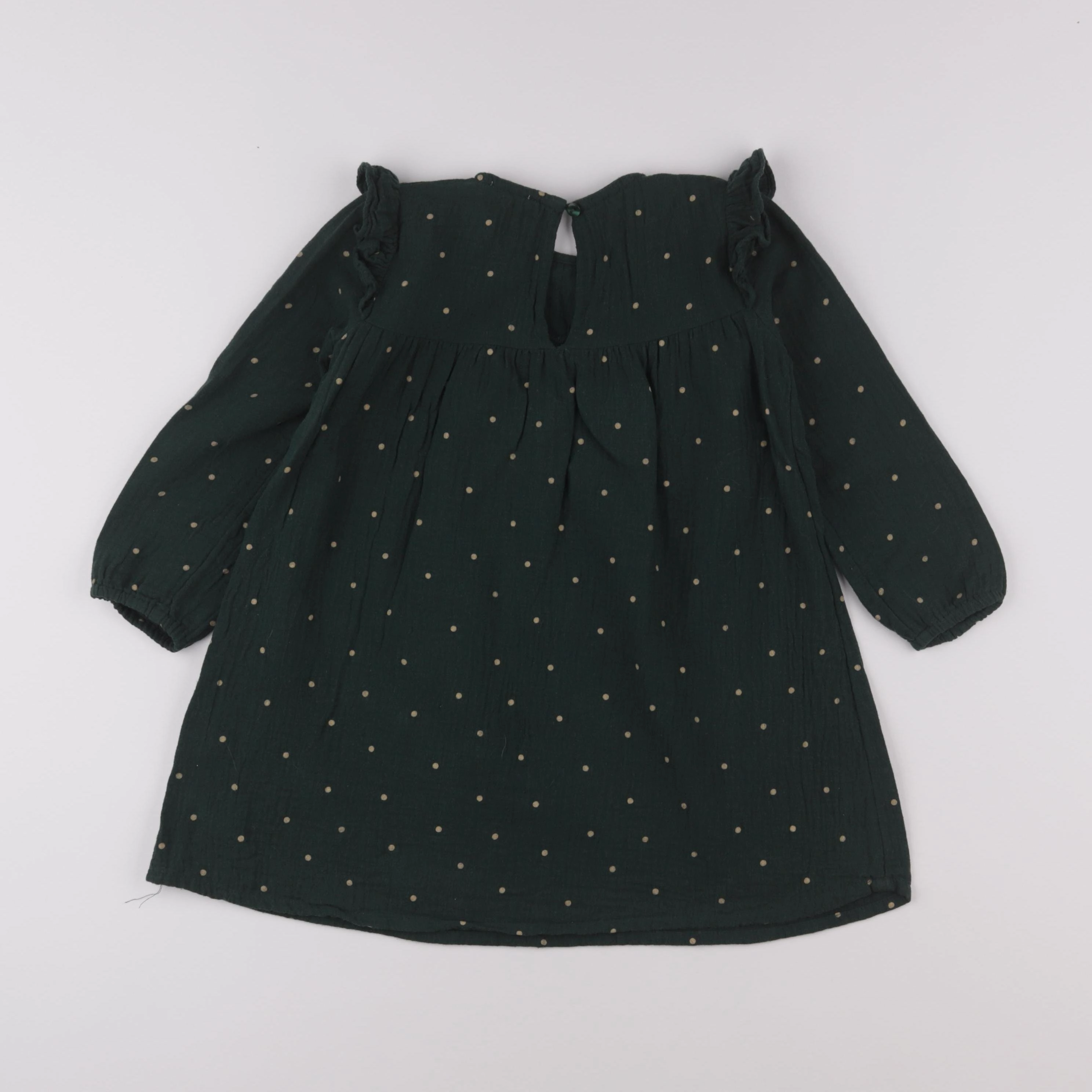 Vertbaudet - robe vert - 4 ans