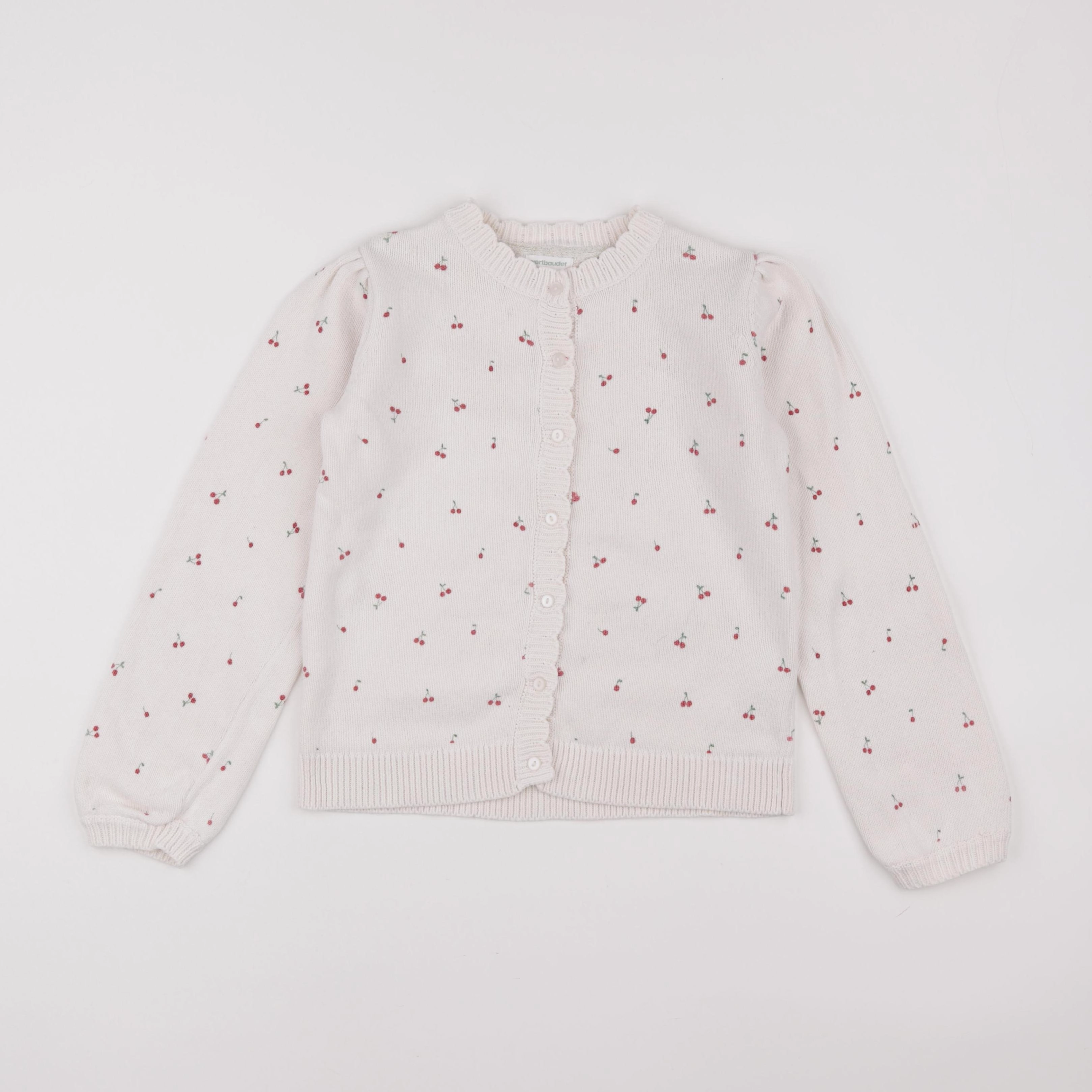 Vertbaudet - gilet blanc - 10 ans