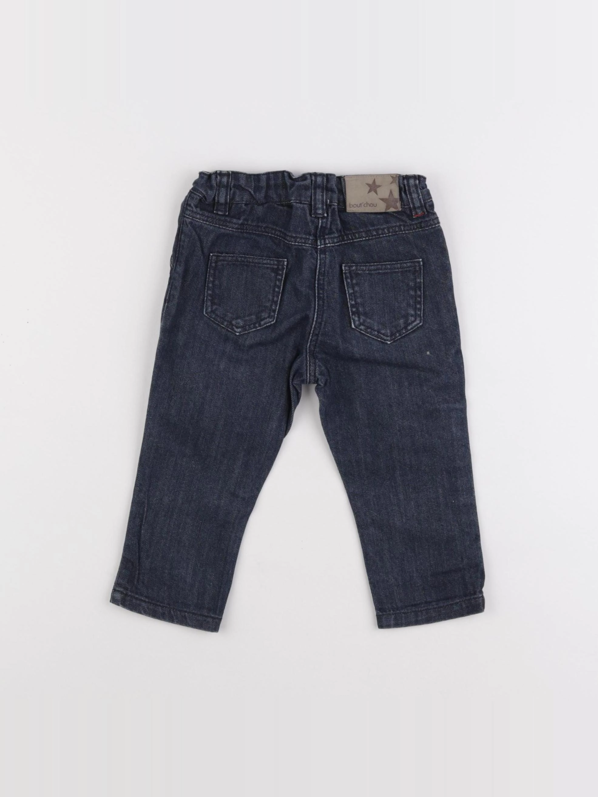 Boutchou - pantalon bleu - 9 mois