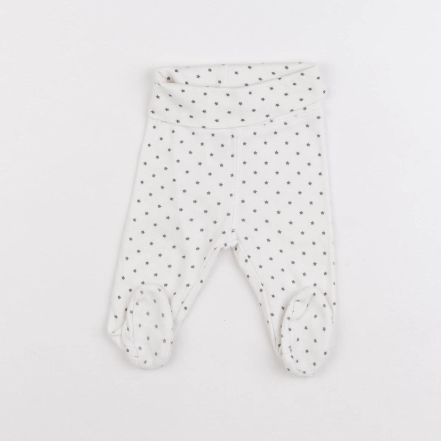 H&M - legging blanc - 0/1 mois