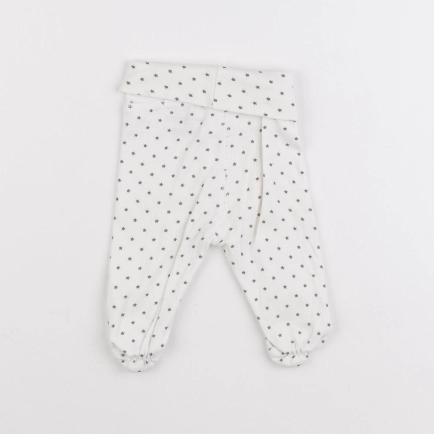 H&M - legging blanc - 0/1 mois