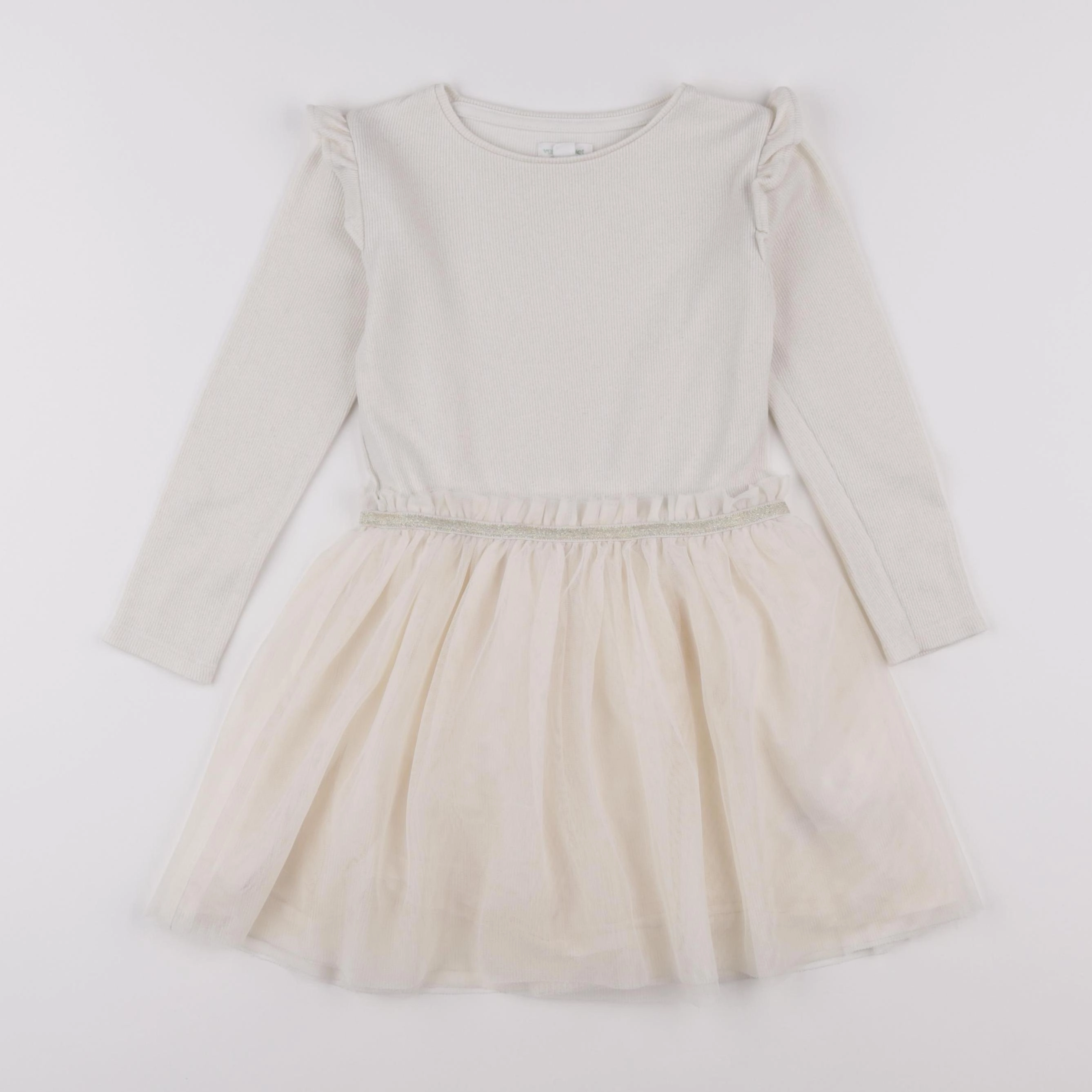 Vertbaudet - robe beige - 5 ans