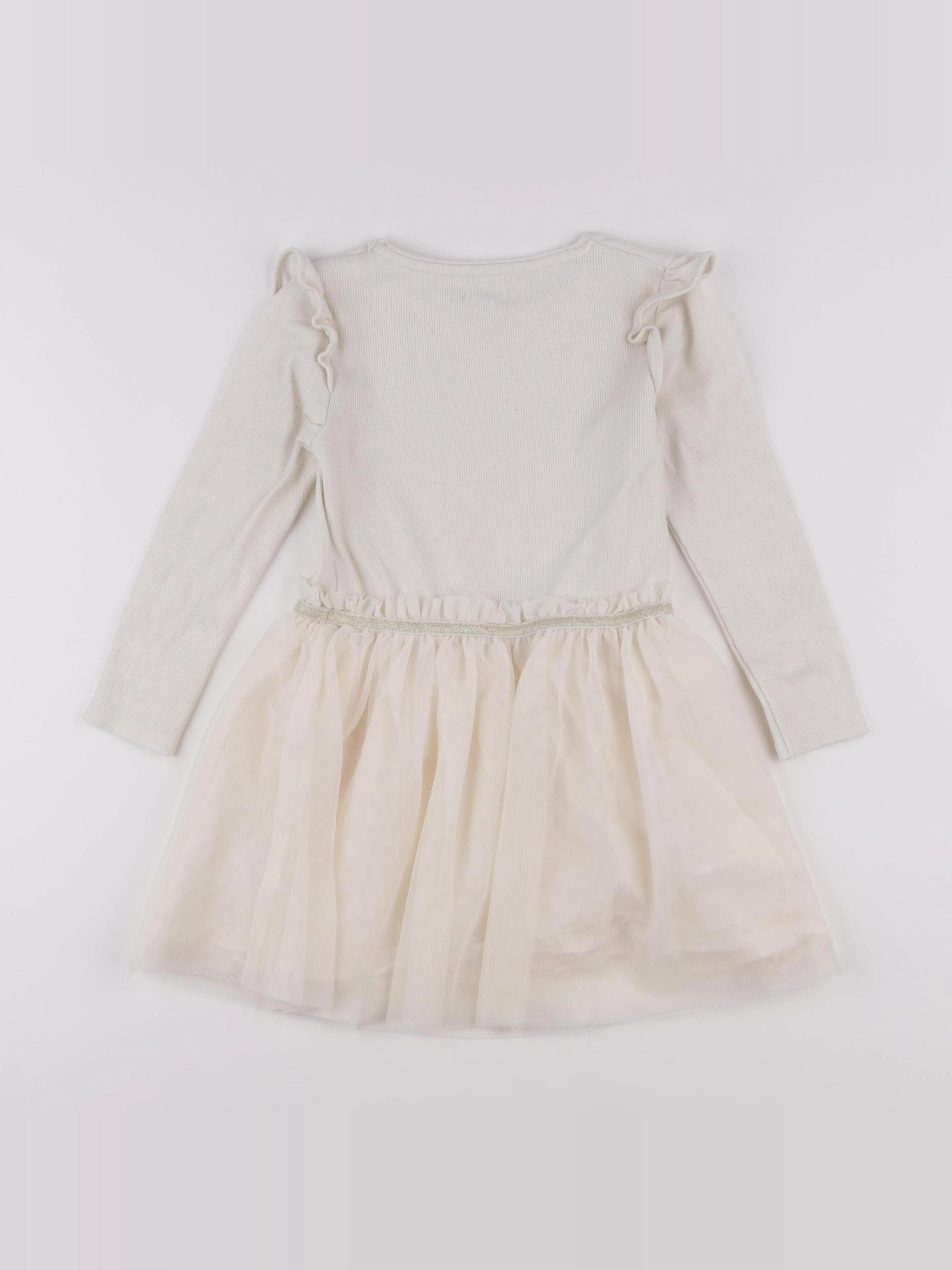 Vertbaudet - robe beige - 5 ans