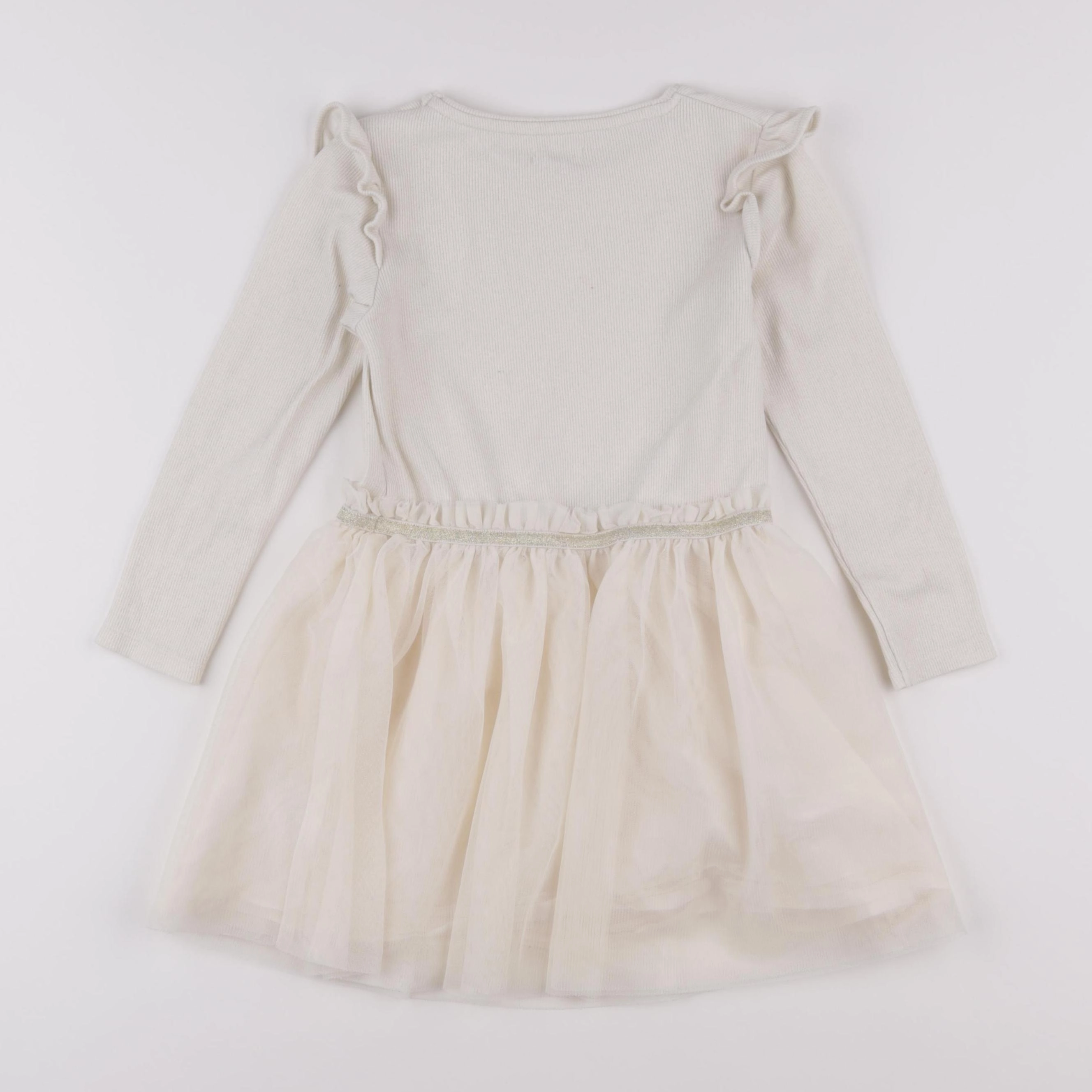 Vertbaudet - robe beige - 5 ans