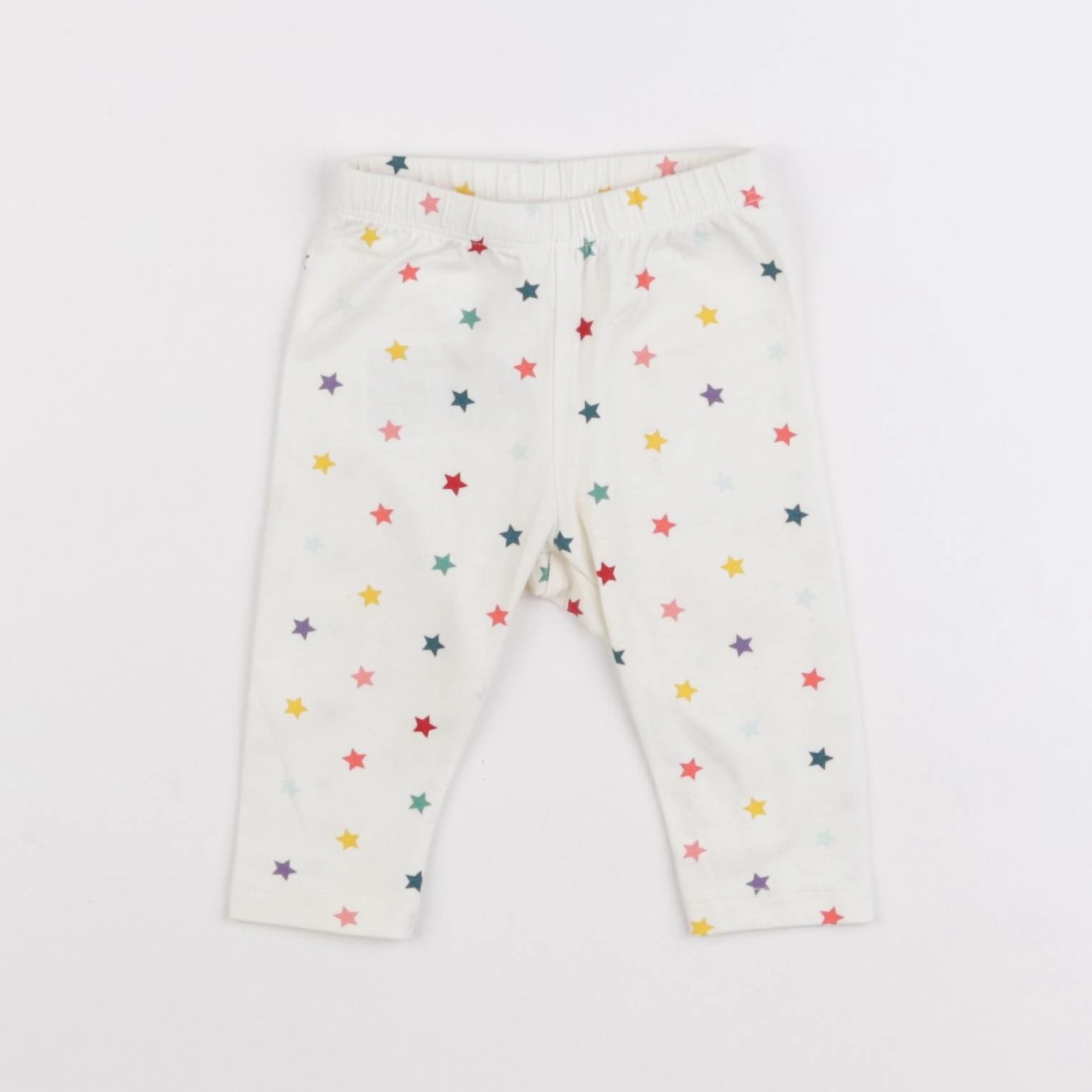 GAP - legging blanc - 0/3 mois