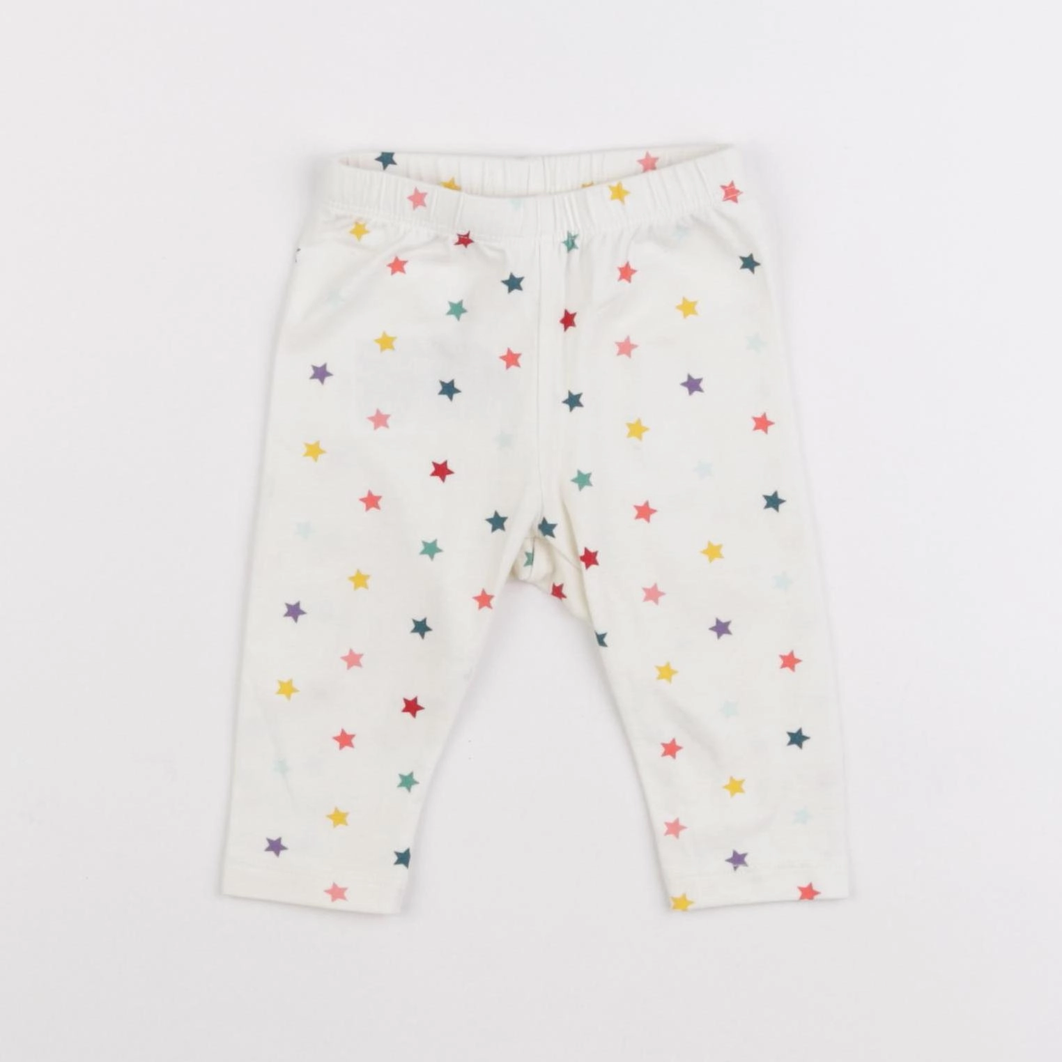 GAP - legging blanc - 0/3 mois