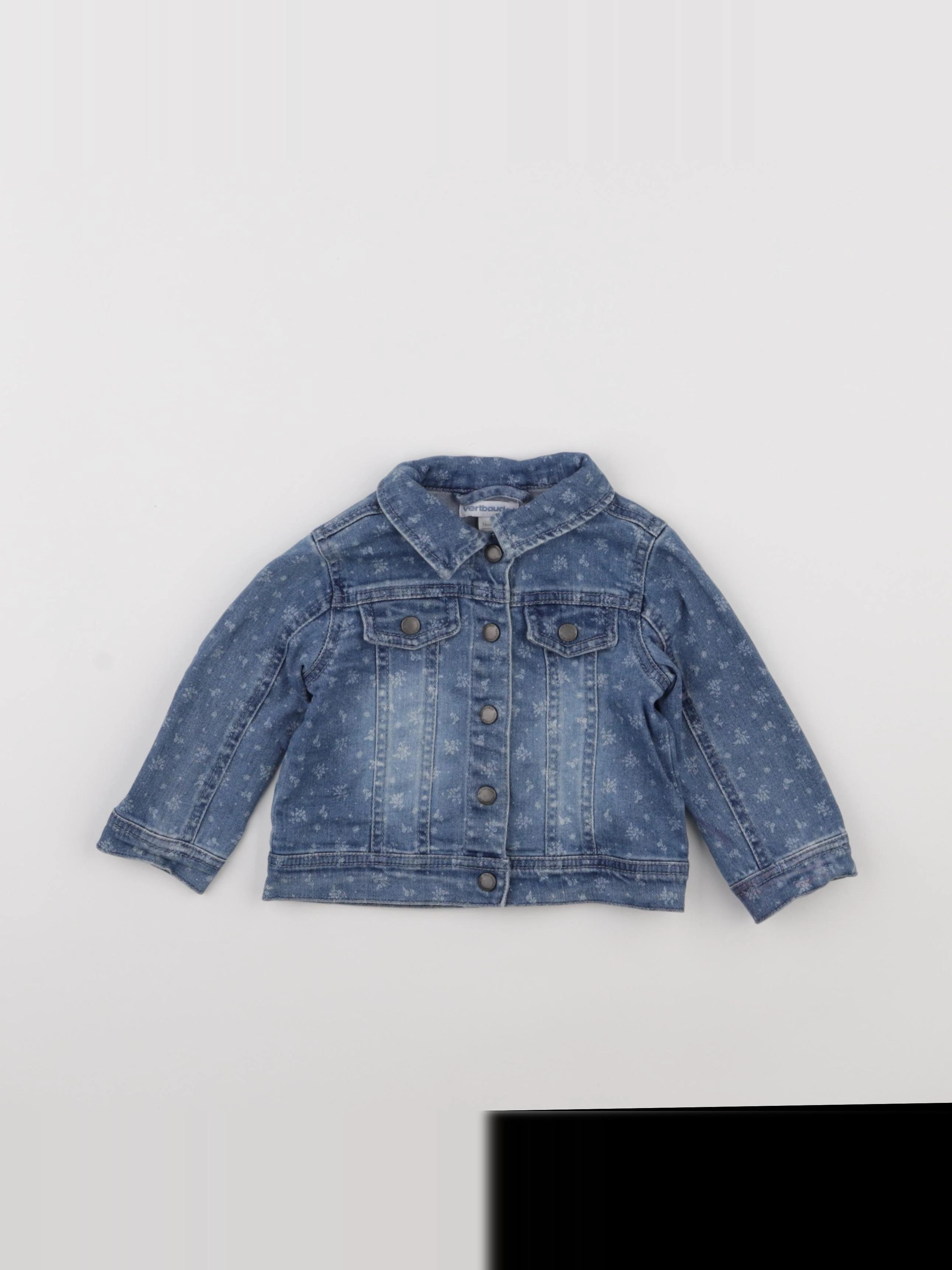Vertbaudet - veste bleu - 12 mois