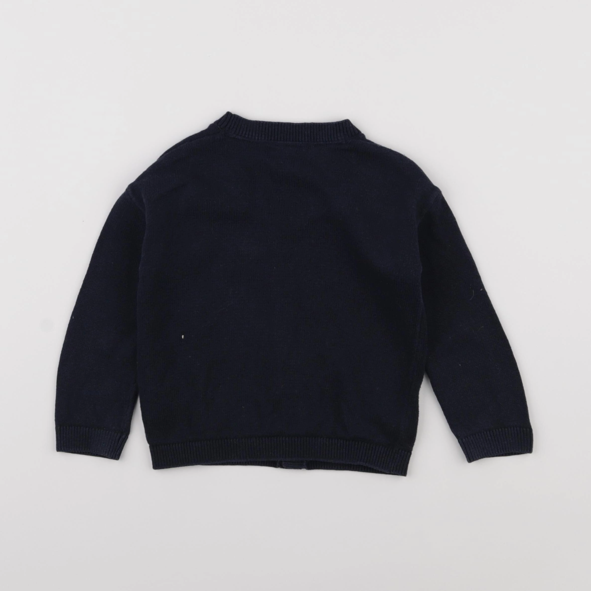 H&M - gilet bleu - 12/18 mois