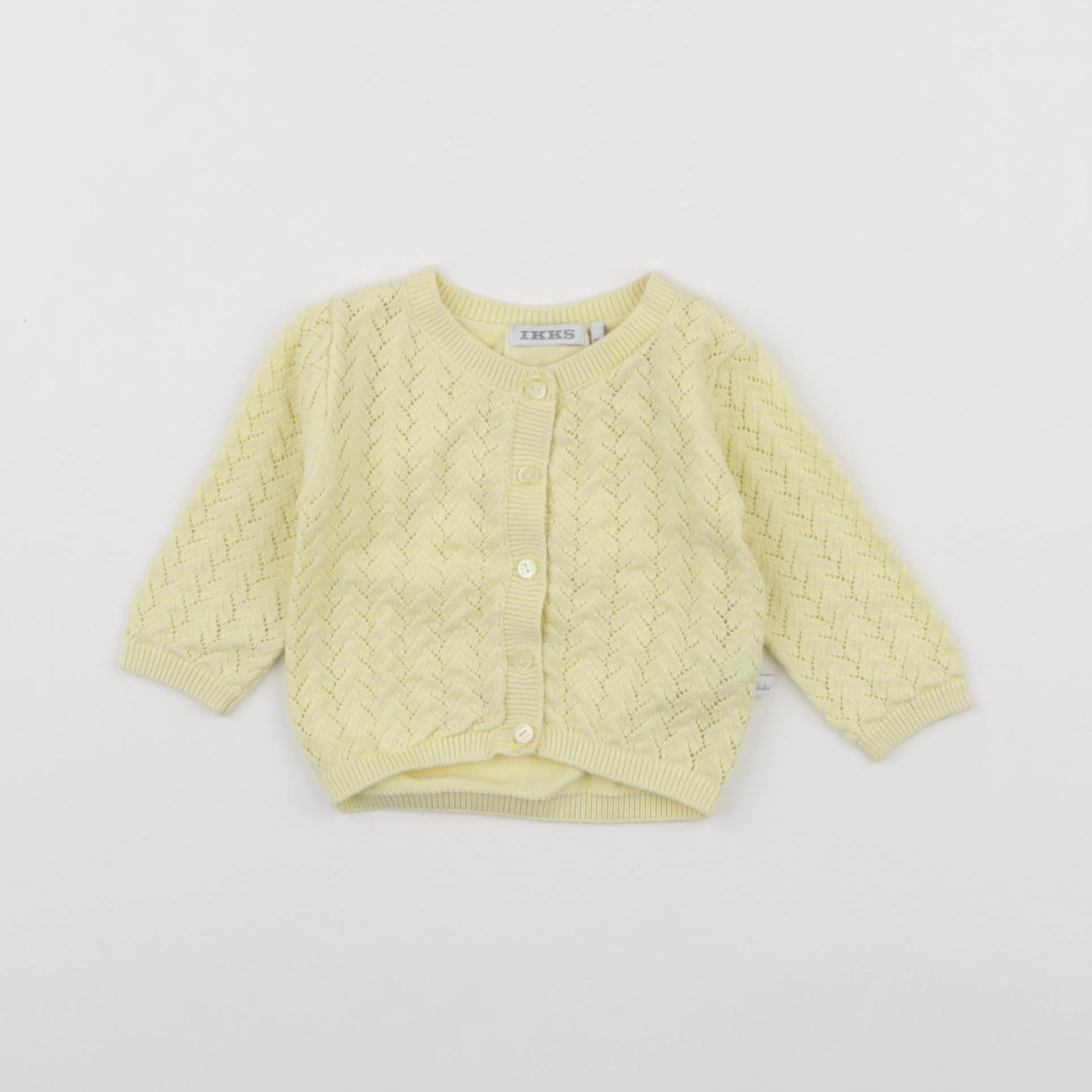 IKKS - gilet jaune - 3 mois
