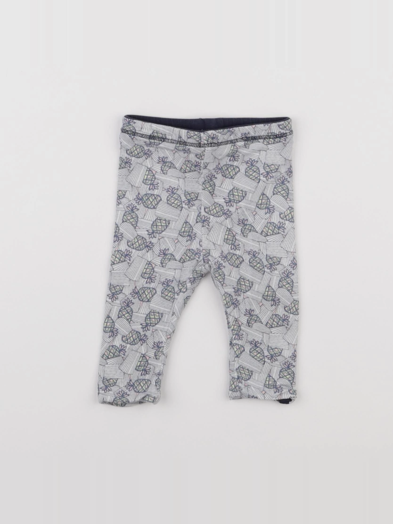 IKKS - legging blanc, bleu - 3 mois