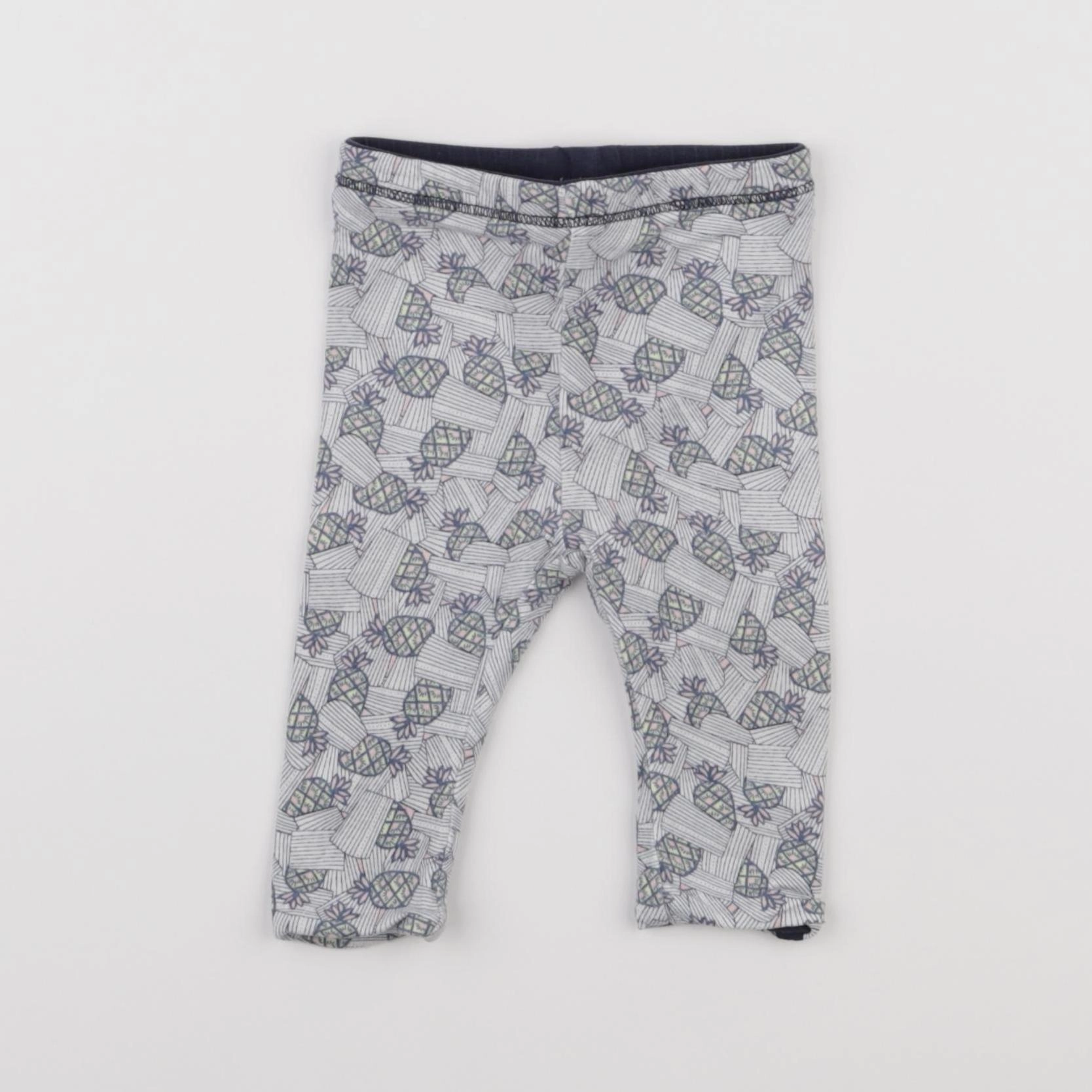 IKKS - legging blanc, bleu - 3 mois