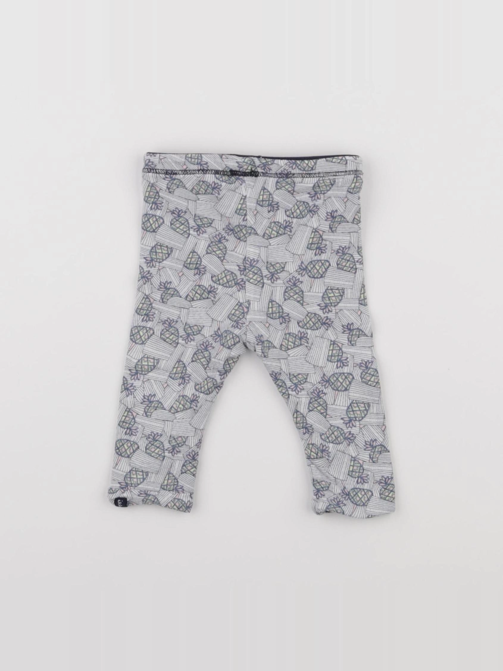 IKKS - legging blanc, bleu - 3 mois