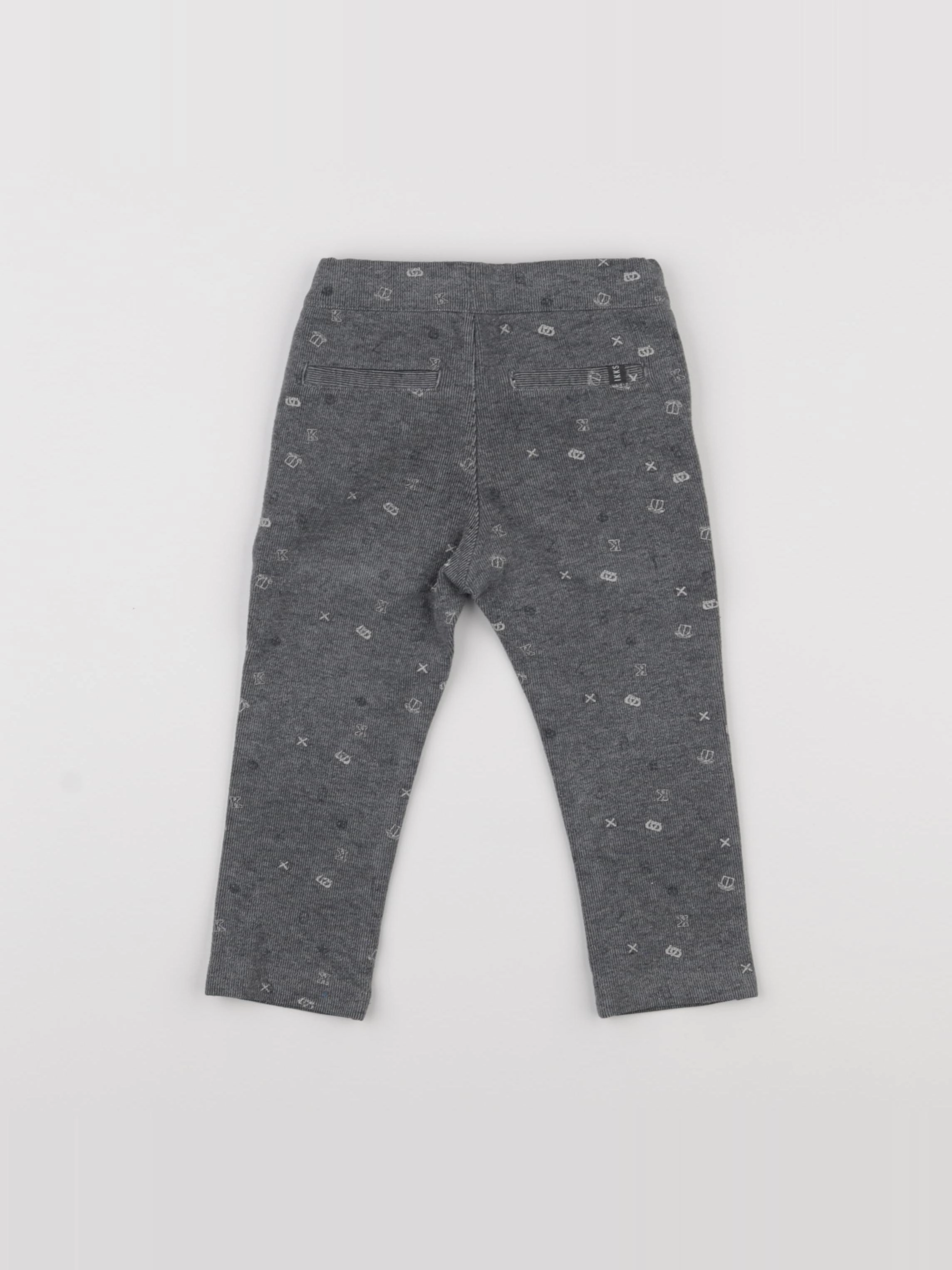 IKKS - pantalon gris - 18 mois