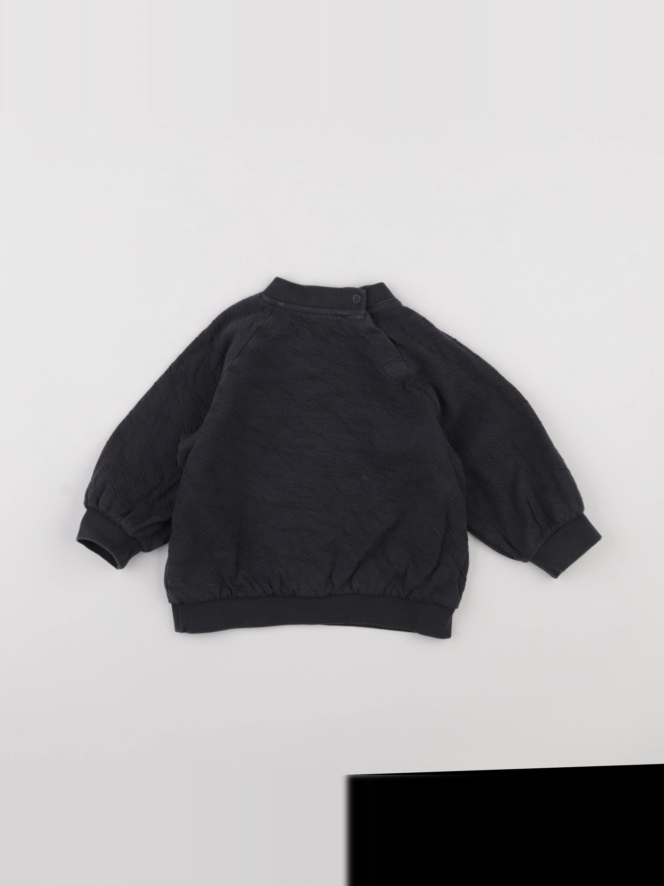 H&M - sweat gris - 12/18 mois