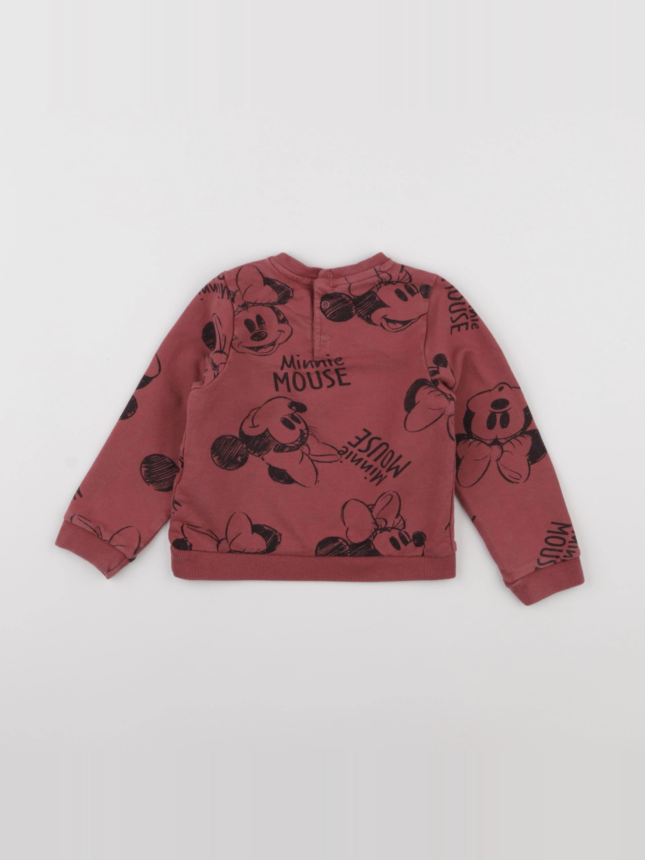 Vertbaudet - sweat rouge - 3 ans