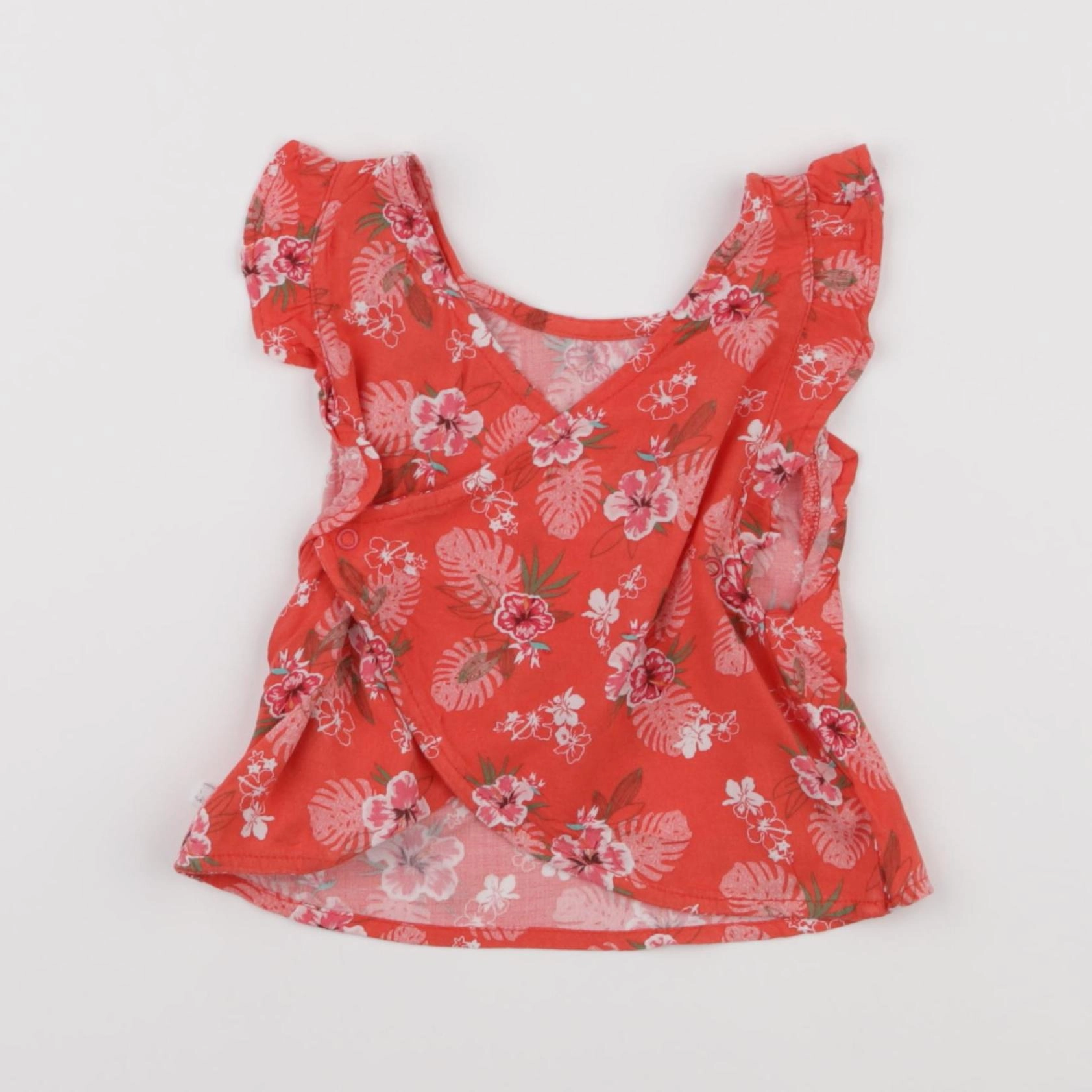 IKKS - blouse rouge - 12 mois