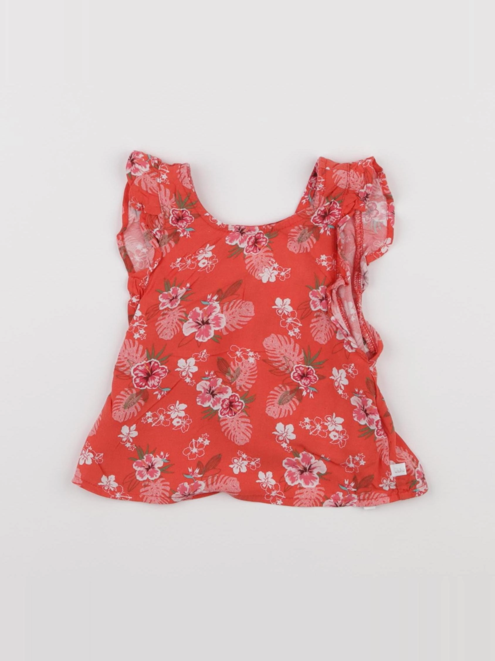 IKKS - blouse rouge - 12 mois