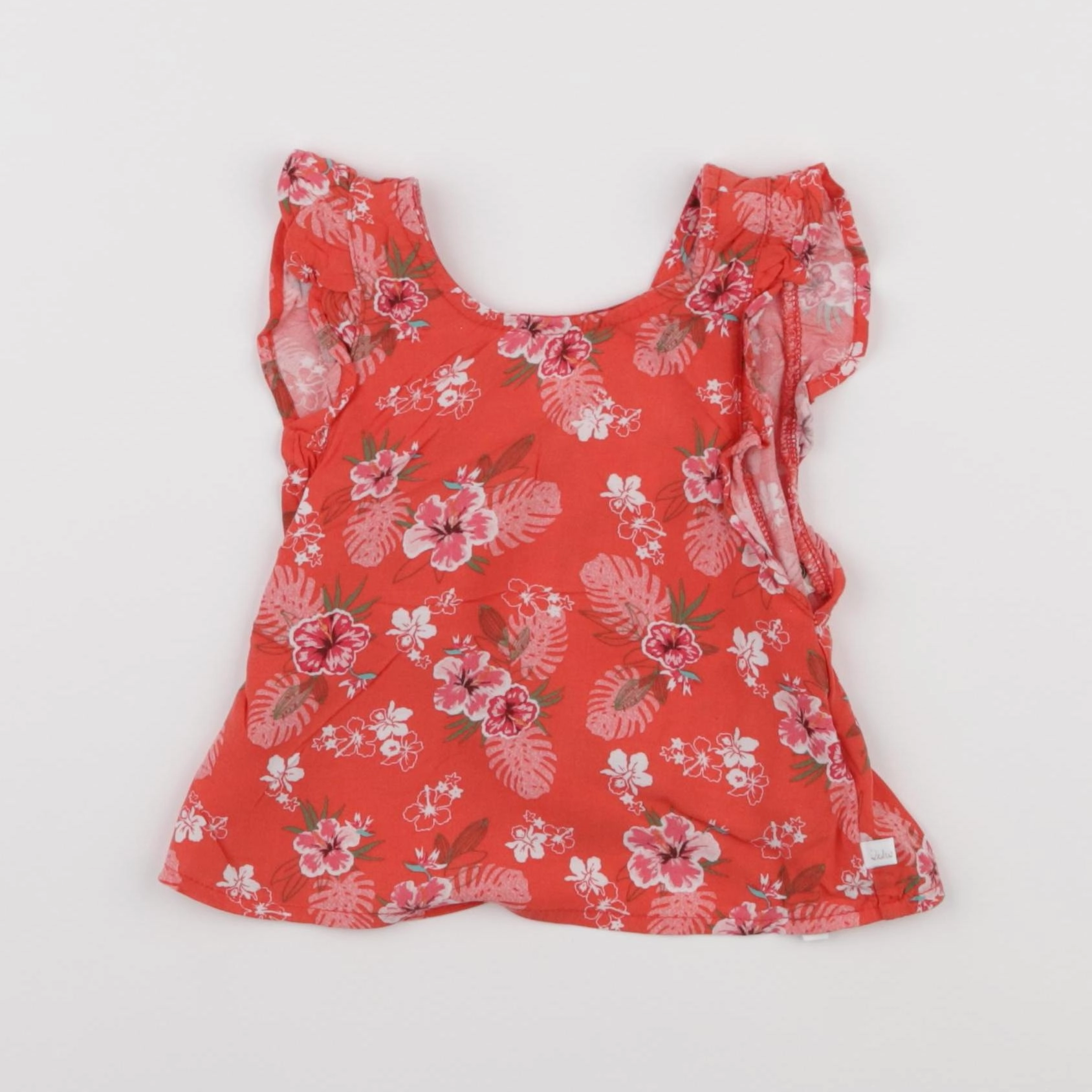 IKKS - blouse rouge - 12 mois