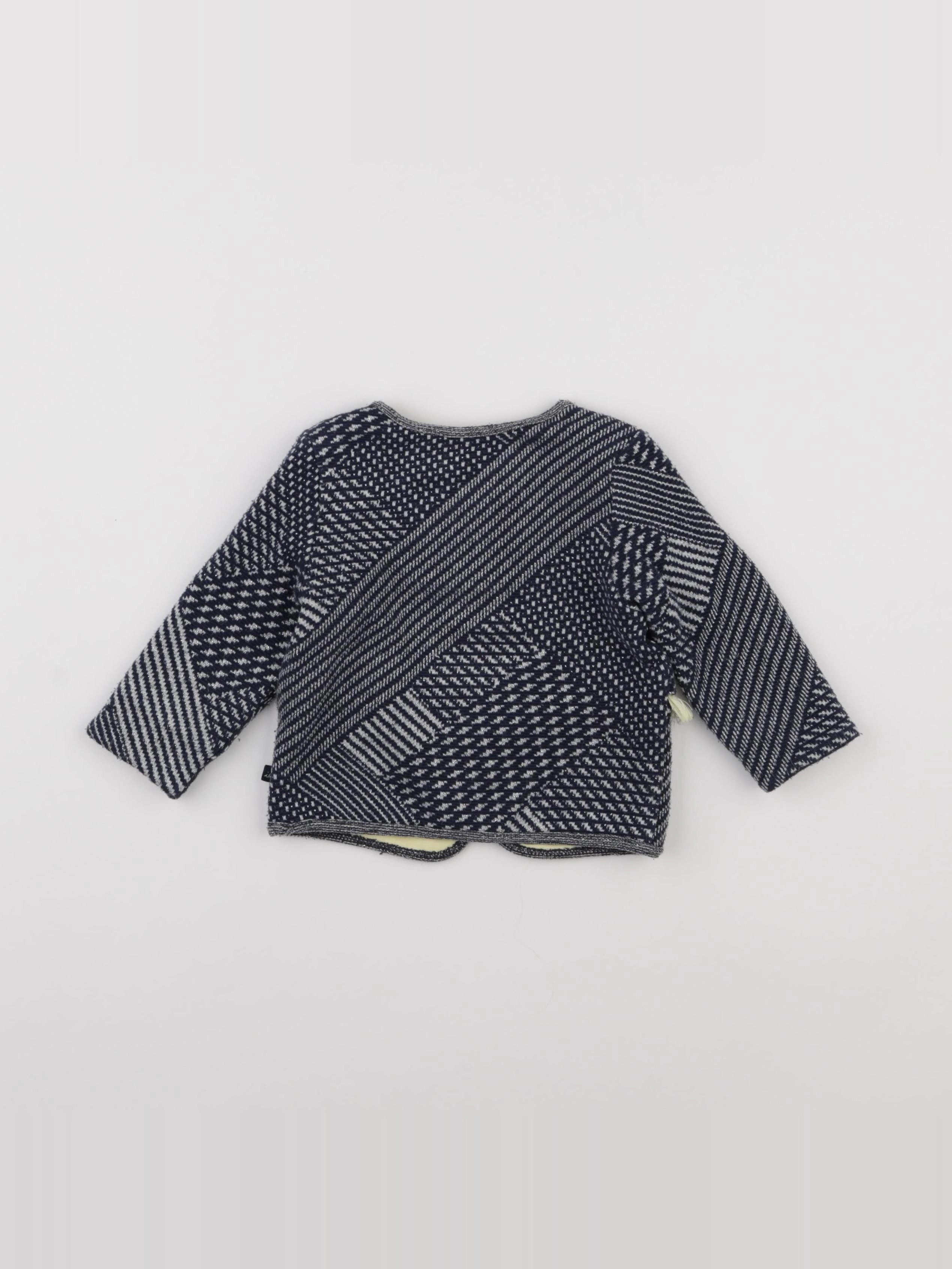 IKKS - veste bleu, jaune - 12 mois