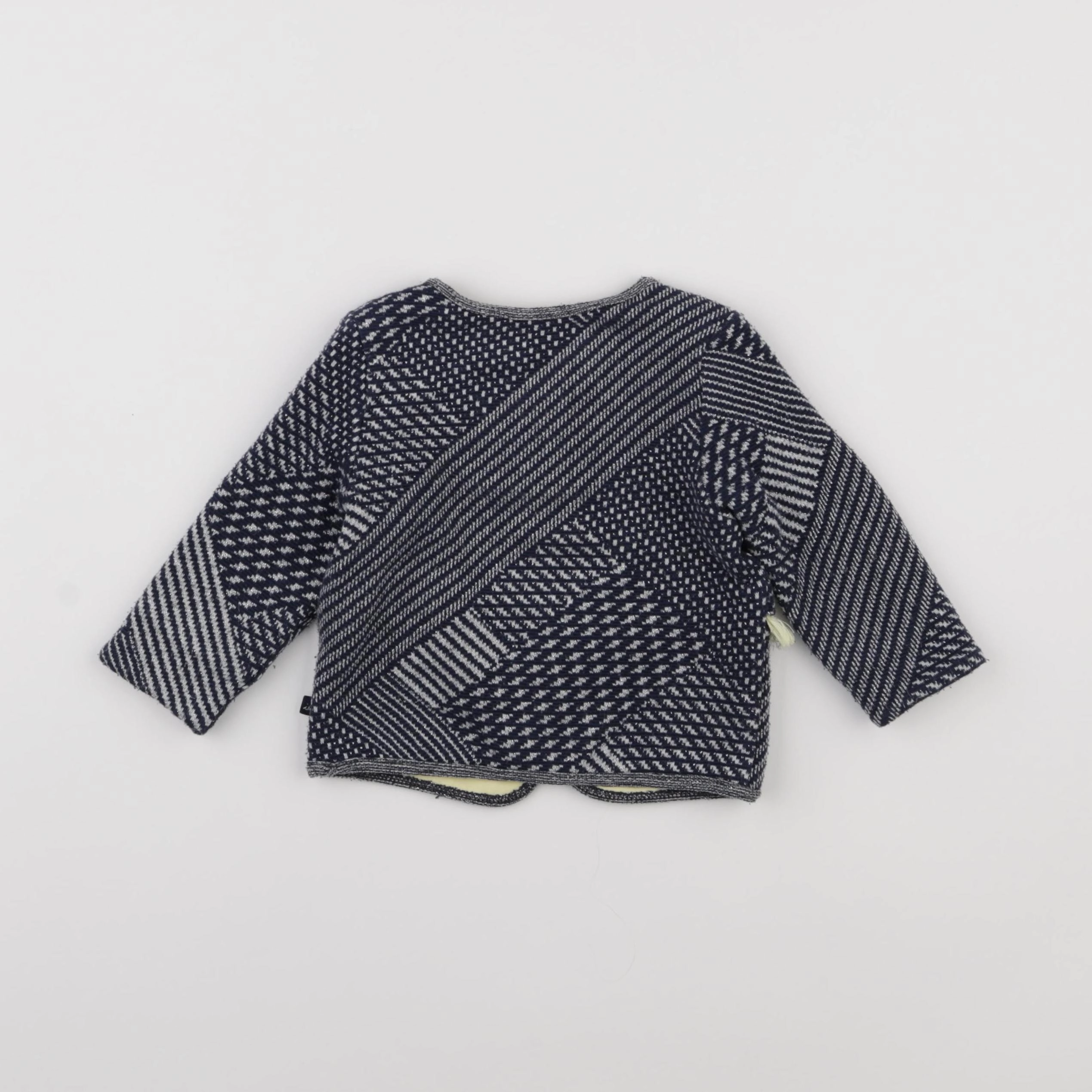 IKKS - veste bleu, jaune - 12 mois