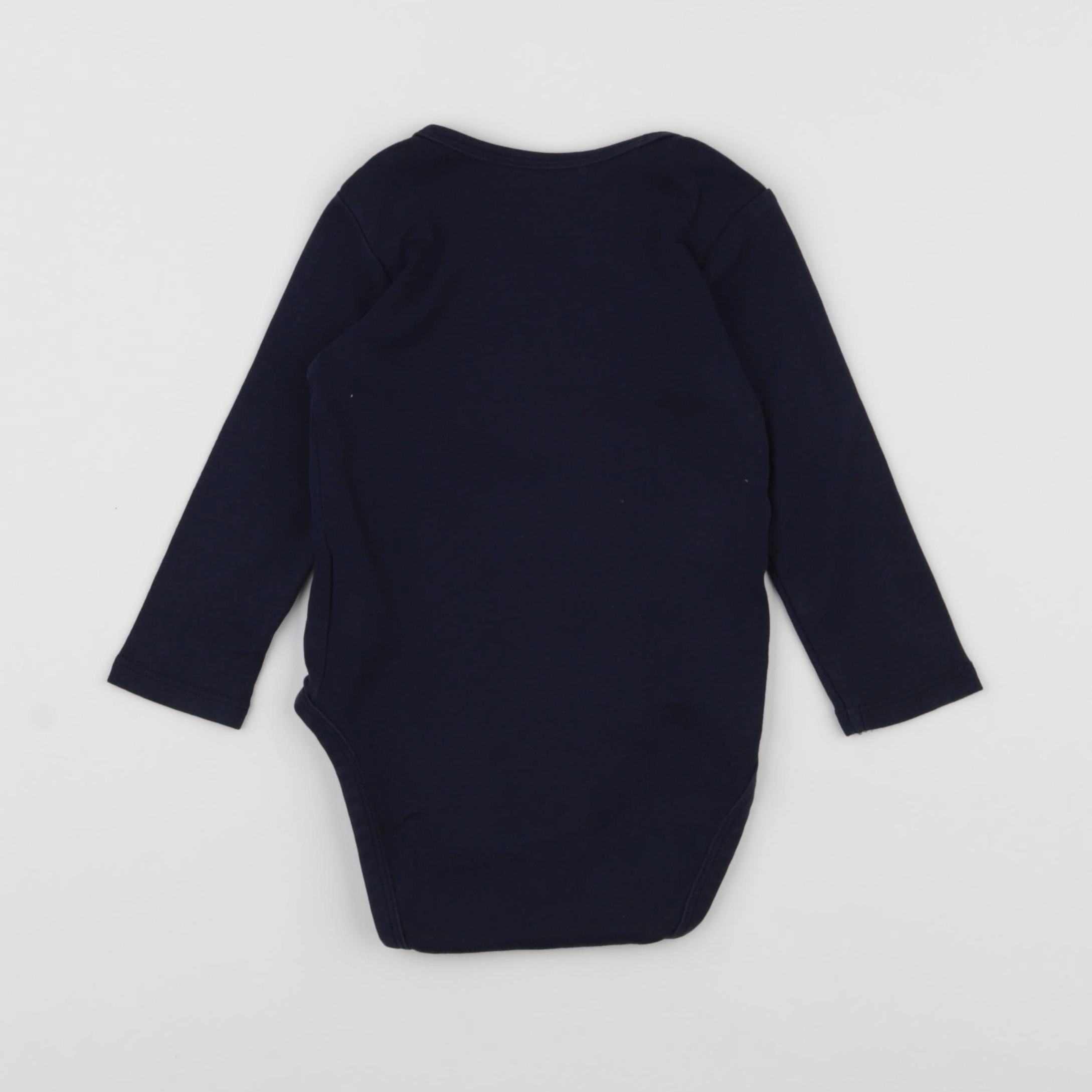 H&M - body bleu - 12 mois