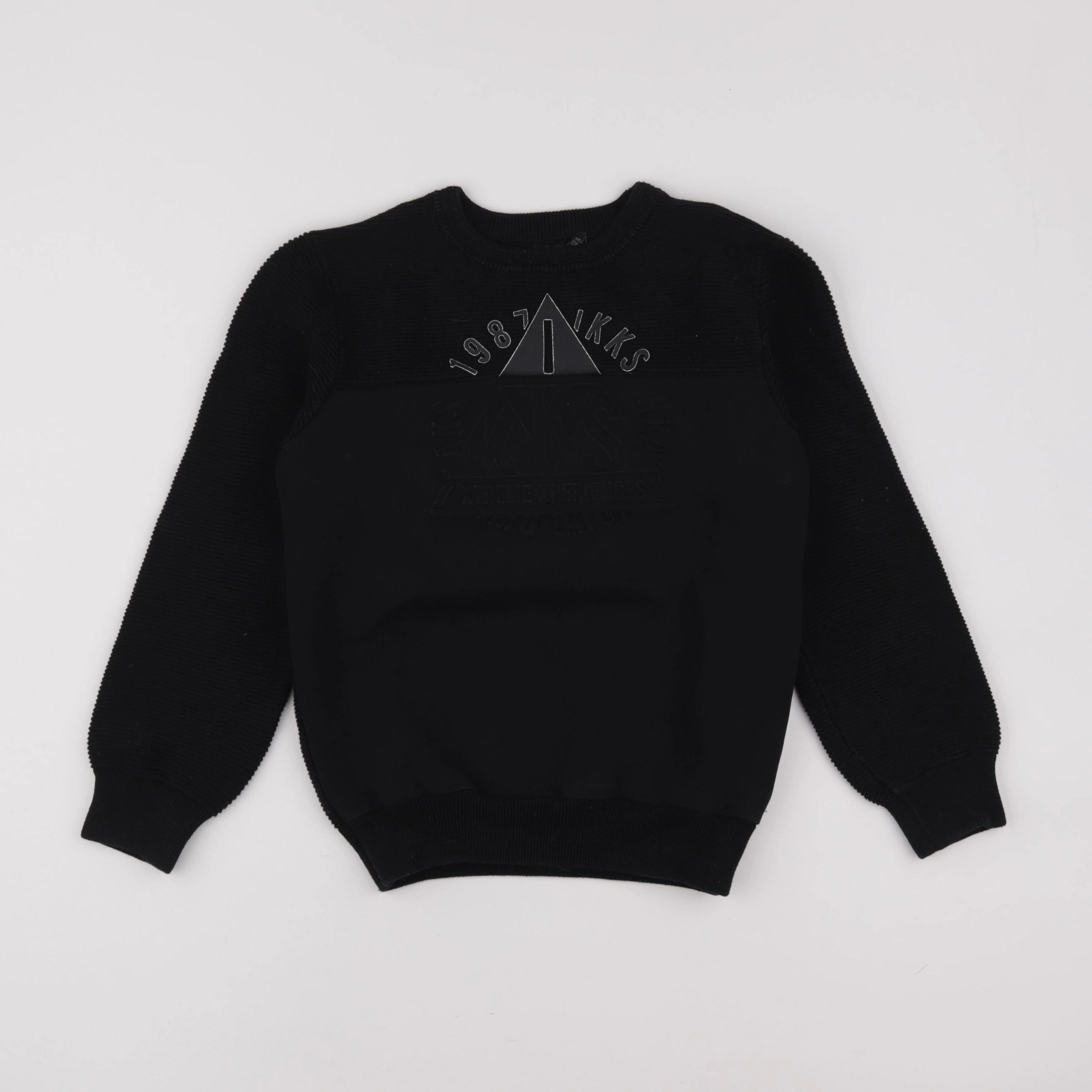 IKKS - pull noir - 8 ans