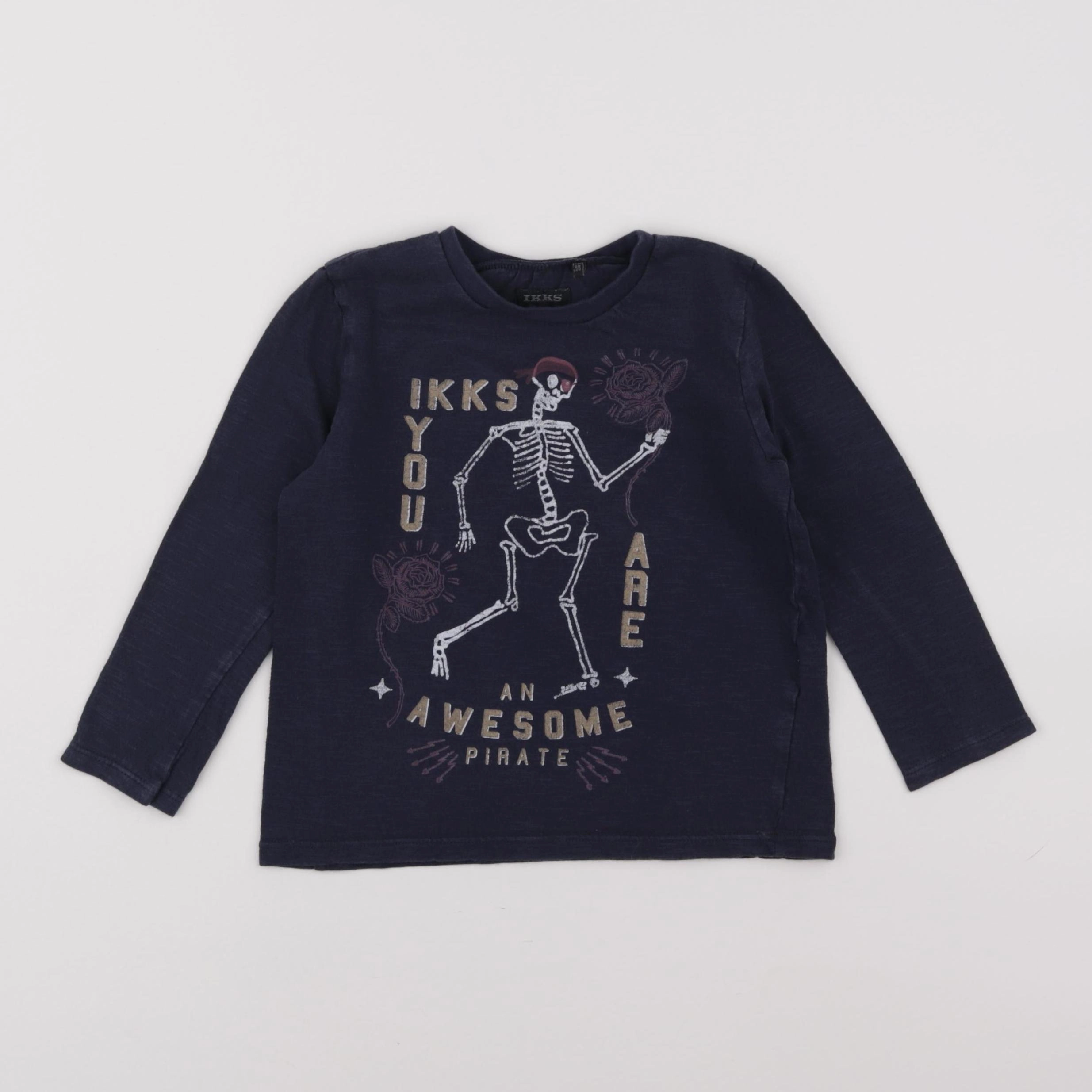 IKKS - tee-shirt bleu - 3 ans