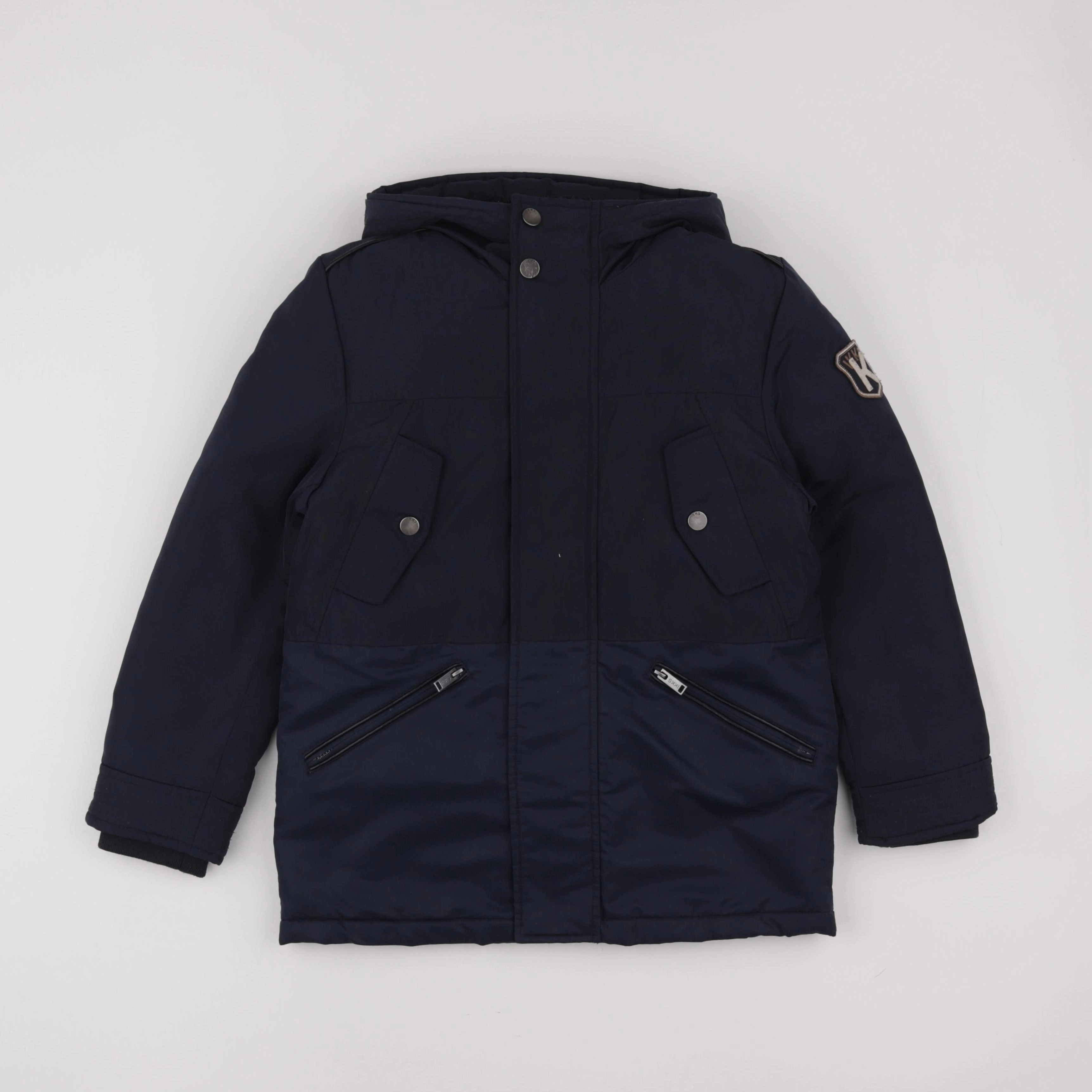IKKS - parka bleu - 8 ans