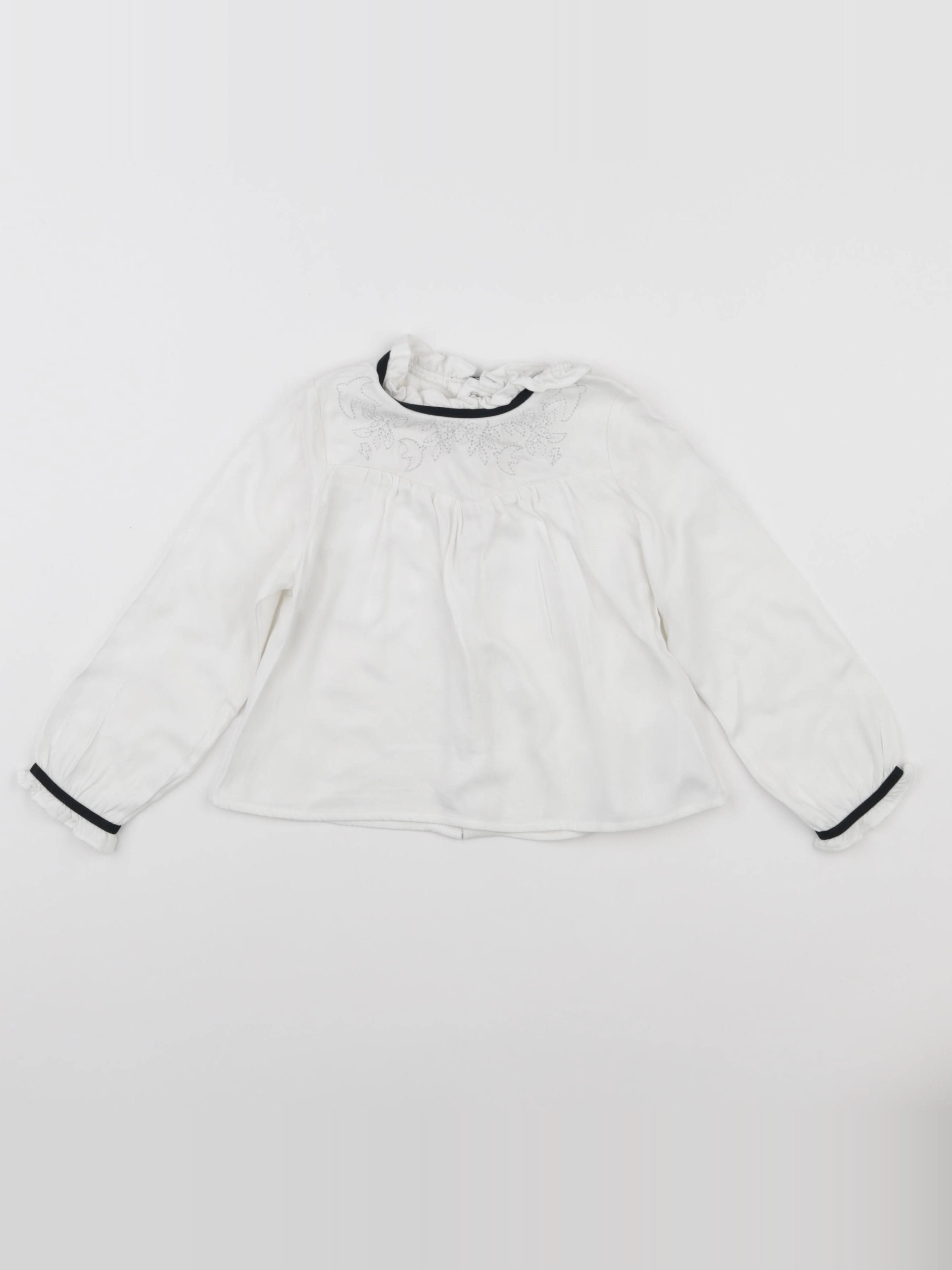 IKKS - blouse blanc - 3 ans