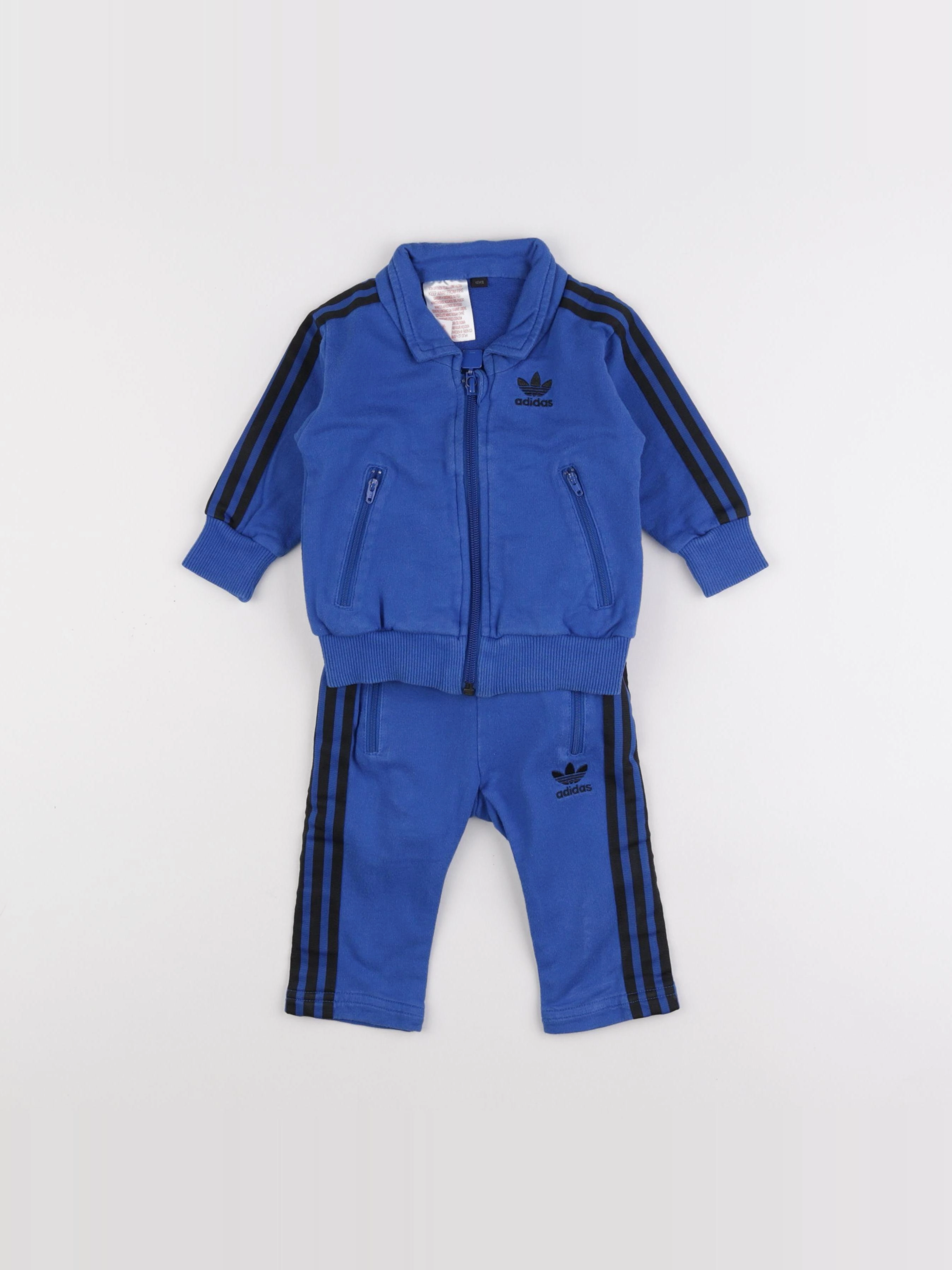 Adidas - ensemble bleu - 12 mois