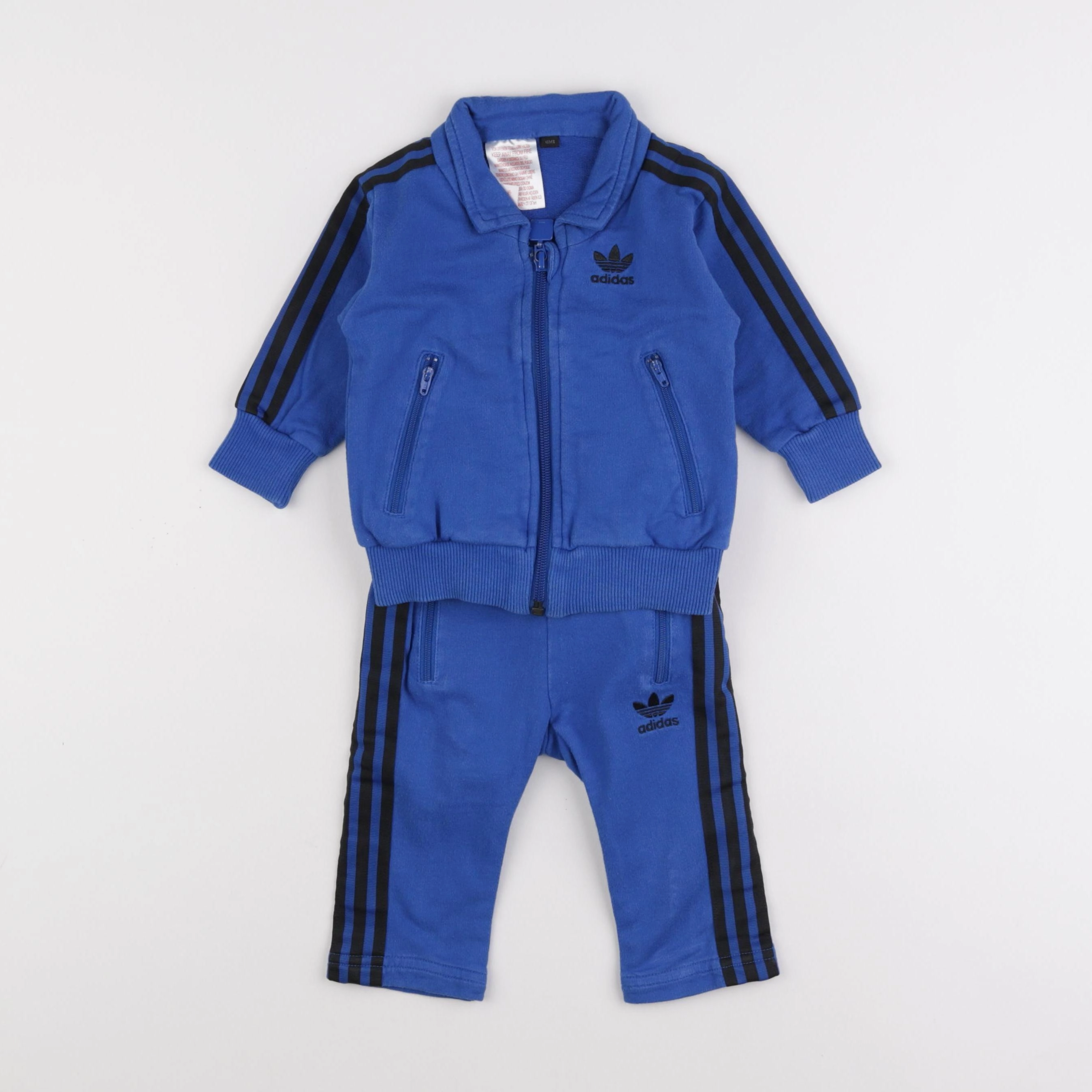 Adidas - ensemble bleu - 12 mois
