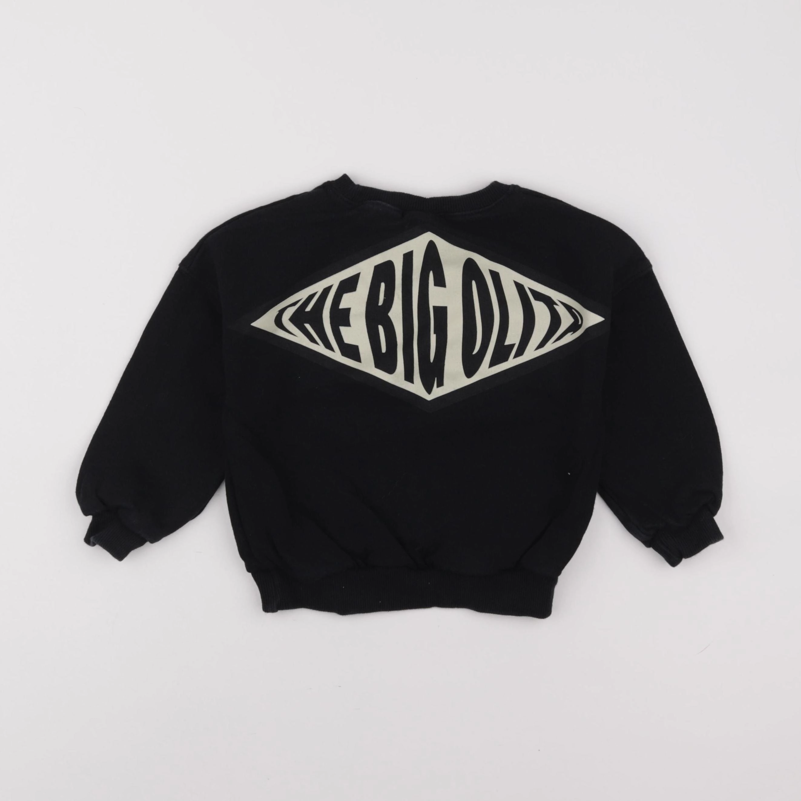 Zara - sweat imprimé au dos noir - 18/24 mois