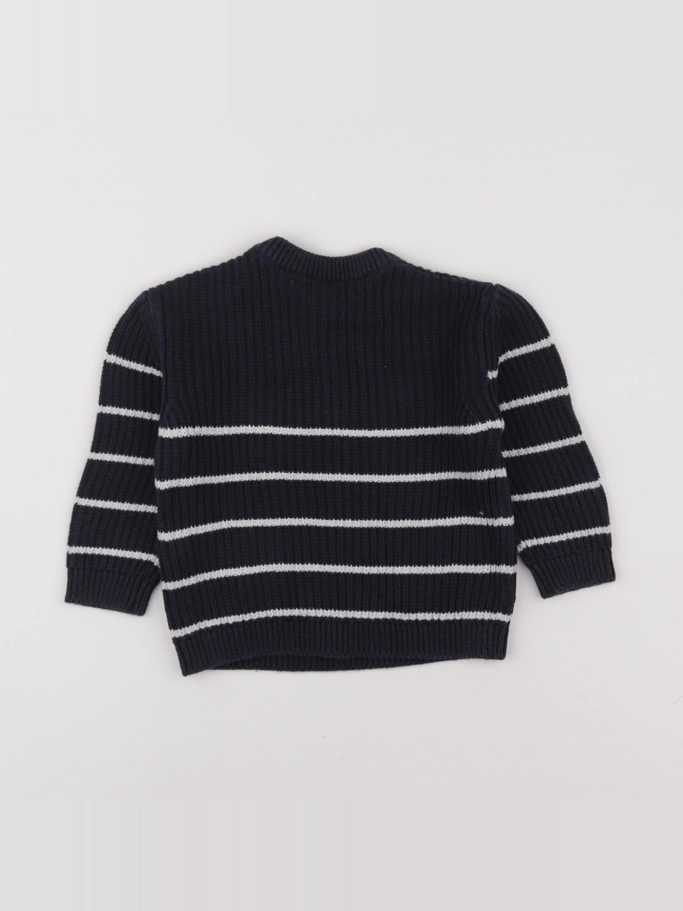Zara - pull bleu - 18/24 mois