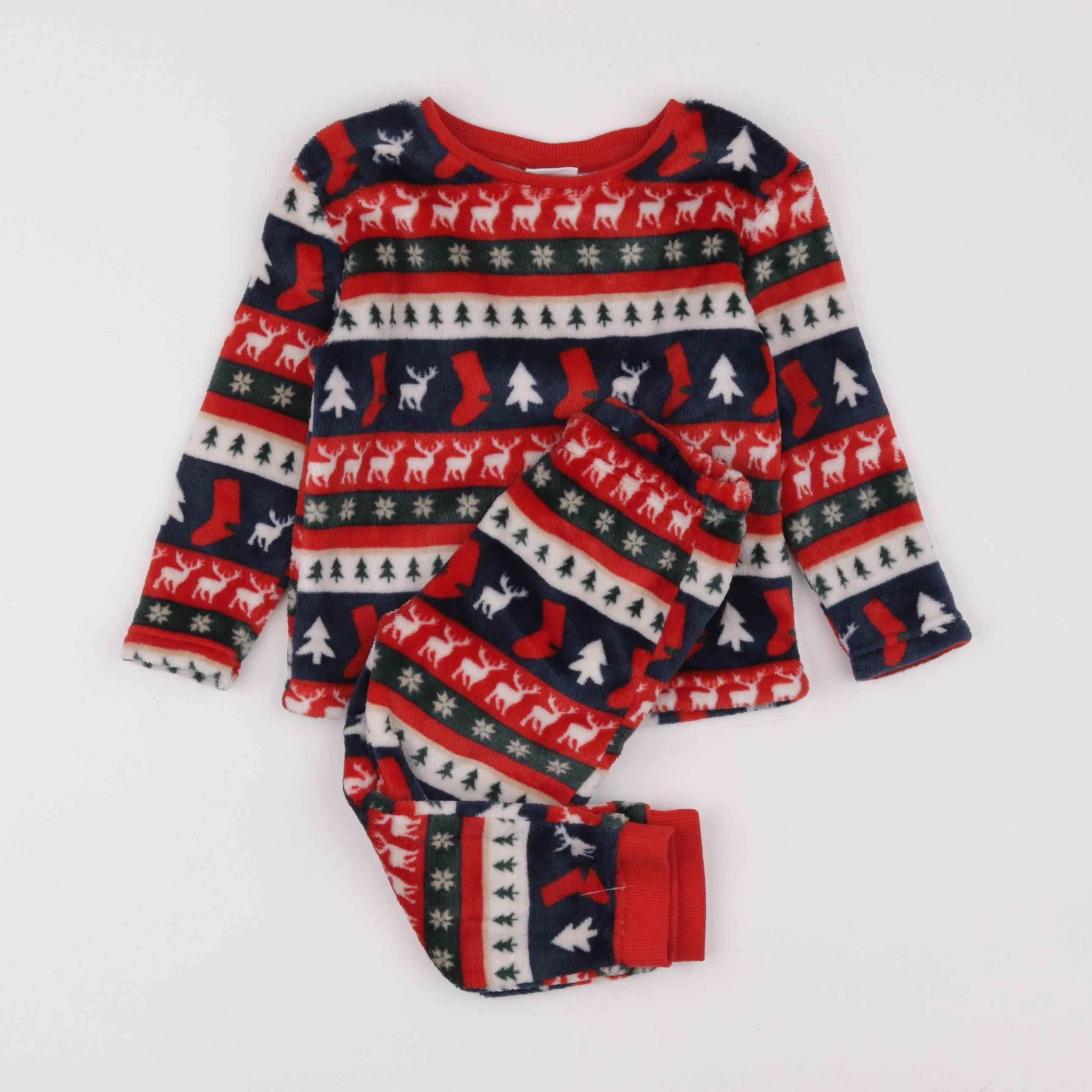 Zara - pyjama coton rouge - 2/3 ans