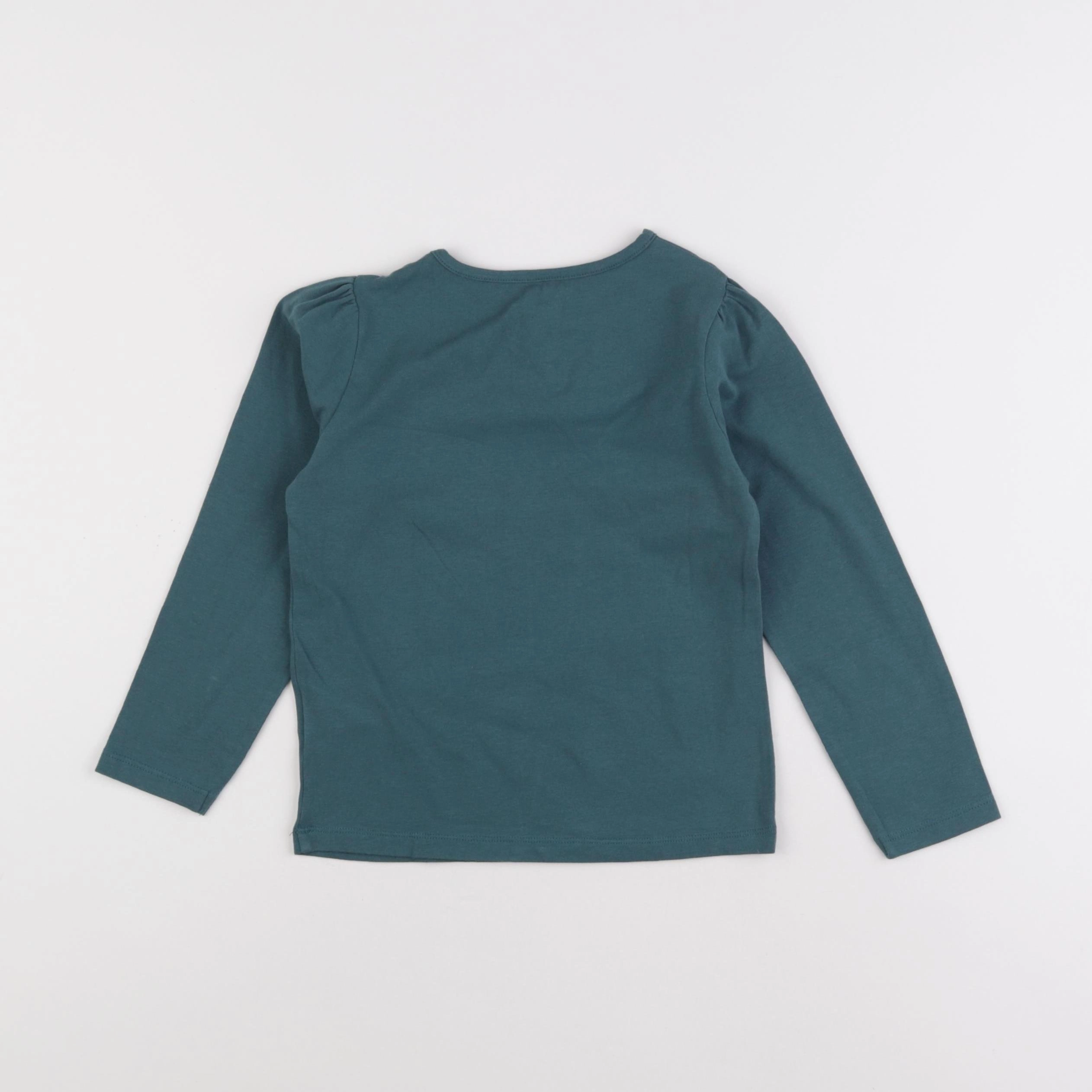 Vertbaudet - tee-shirt vert - 5 ans