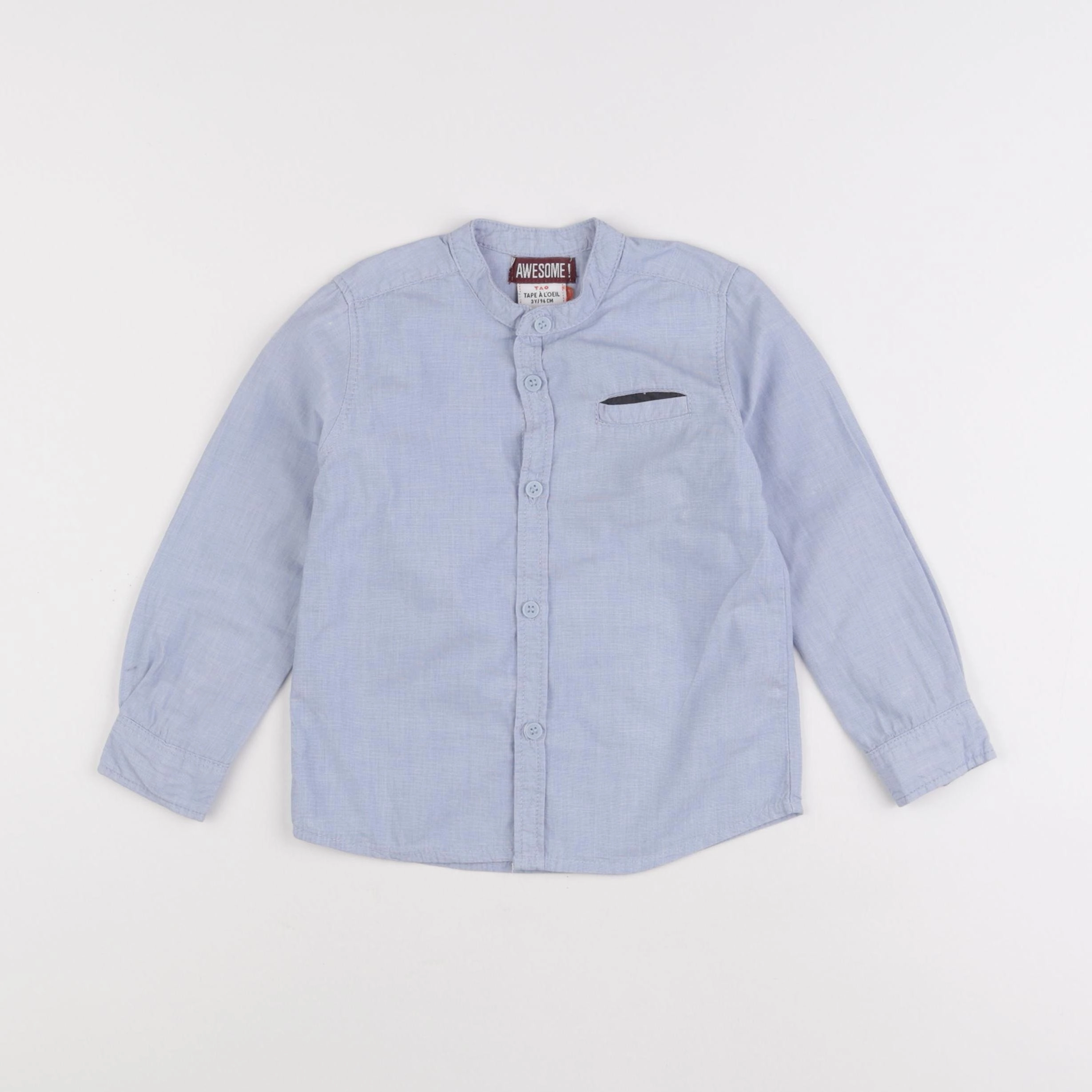 Tape à l'oeil - chemise bleu - 3 ans