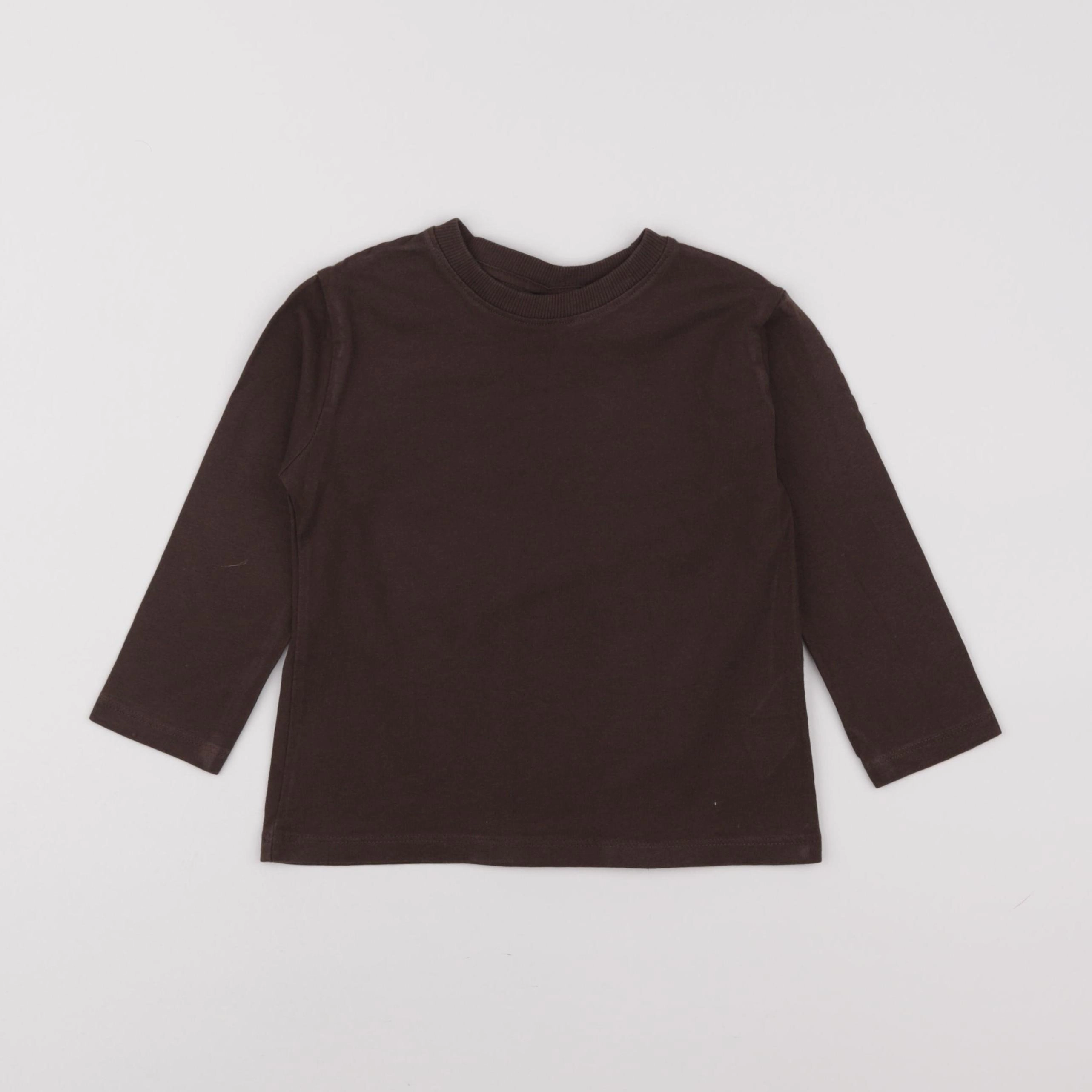 Zara - tee-shirt marron - 18/24 mois